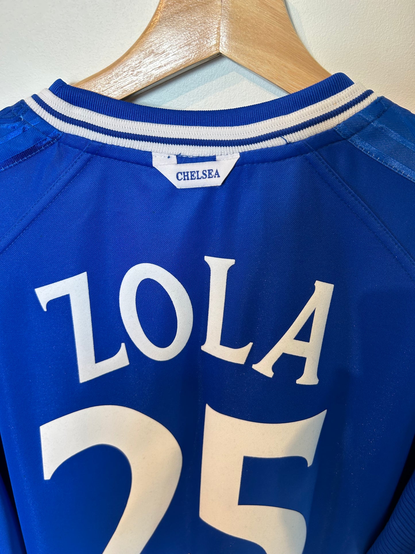 Chelsea 1999-01 Home Shirt - Zola #25 - XL