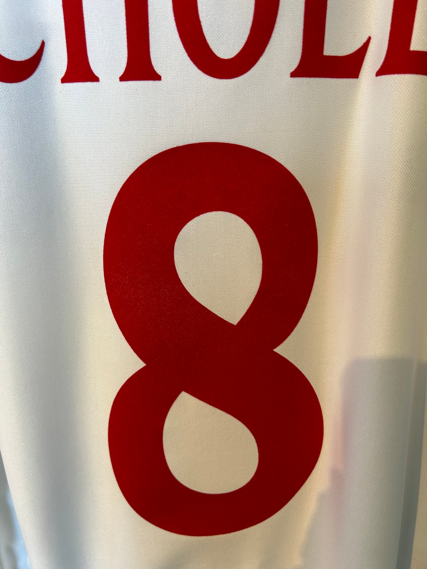 England 1999-01 Home Shirt - Scholes #8 - M