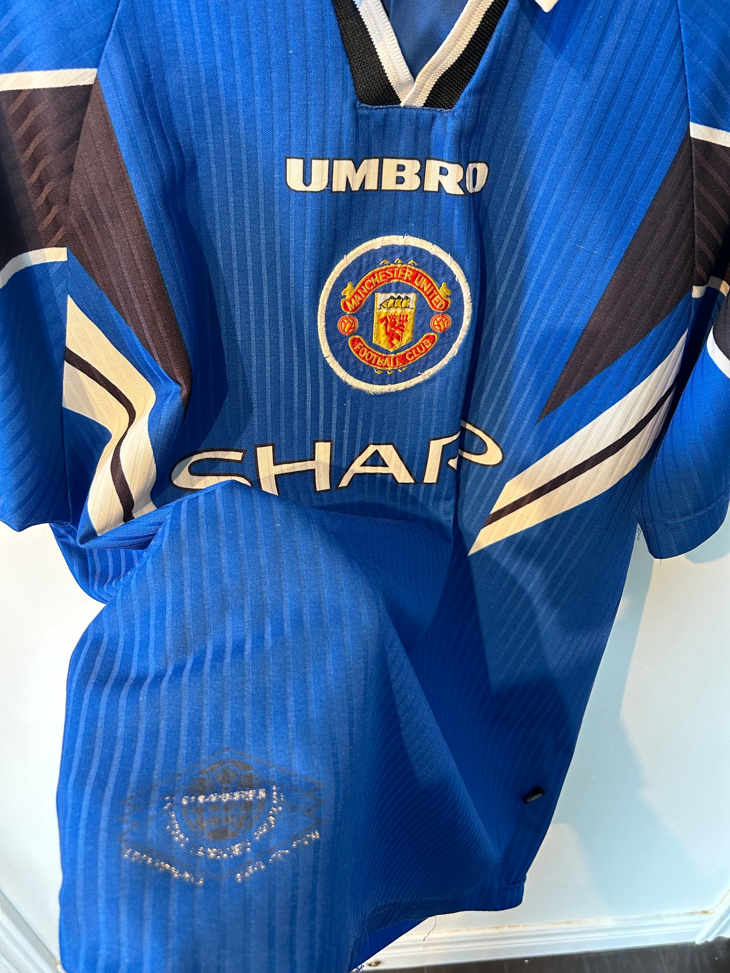 Manchester United 1996-97 Third Shirt - Cantona #7 - L
