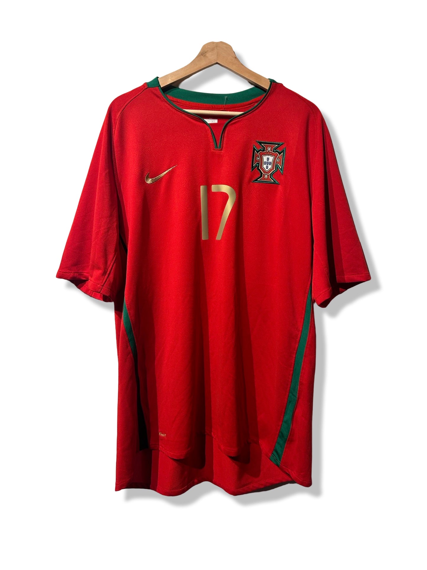 Portugal 2008 Home Shirt - Quaresma #17 - XL
