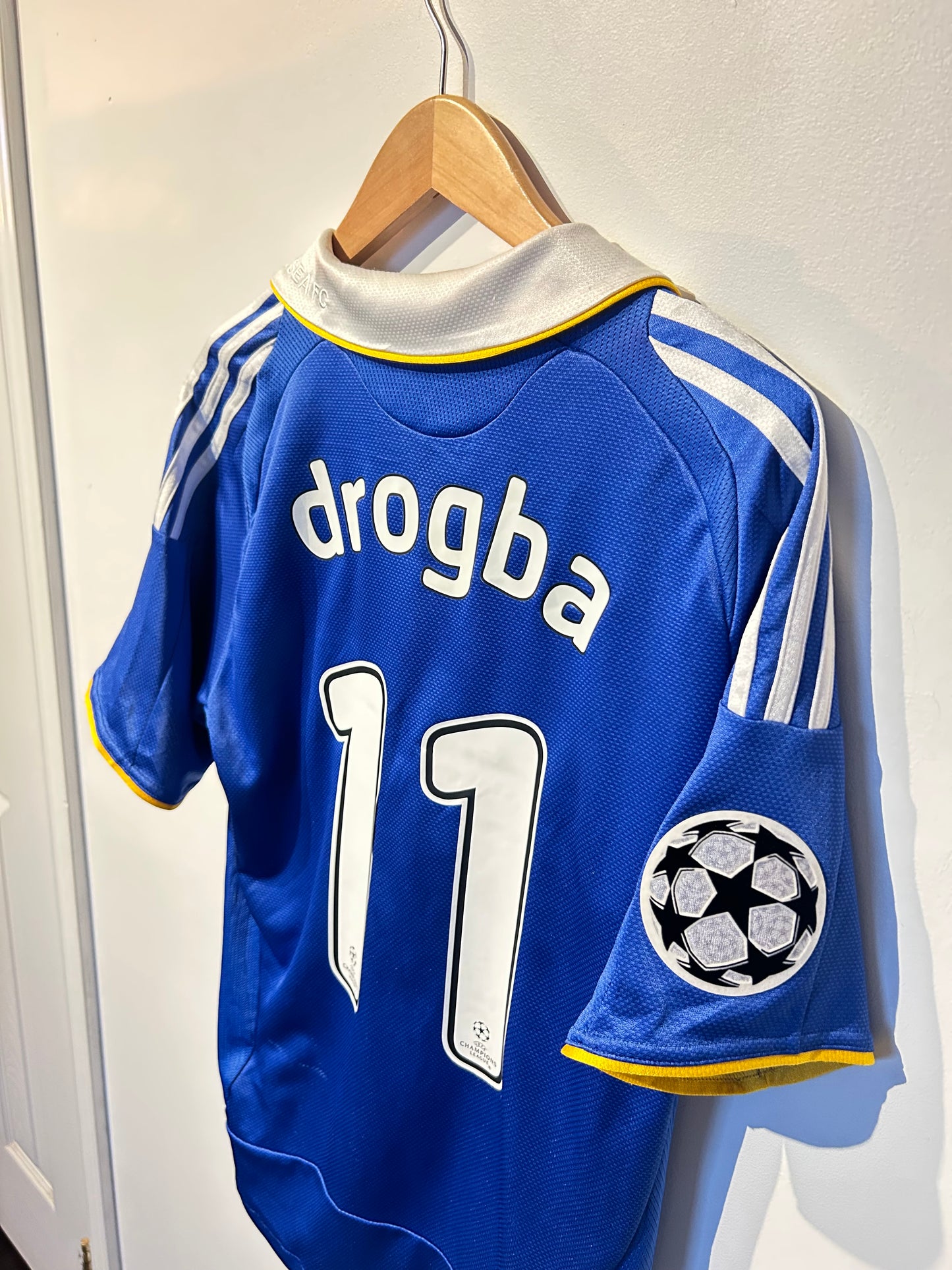 Chelsea 2008-09 Home Shirt - Drogba #11 - M
