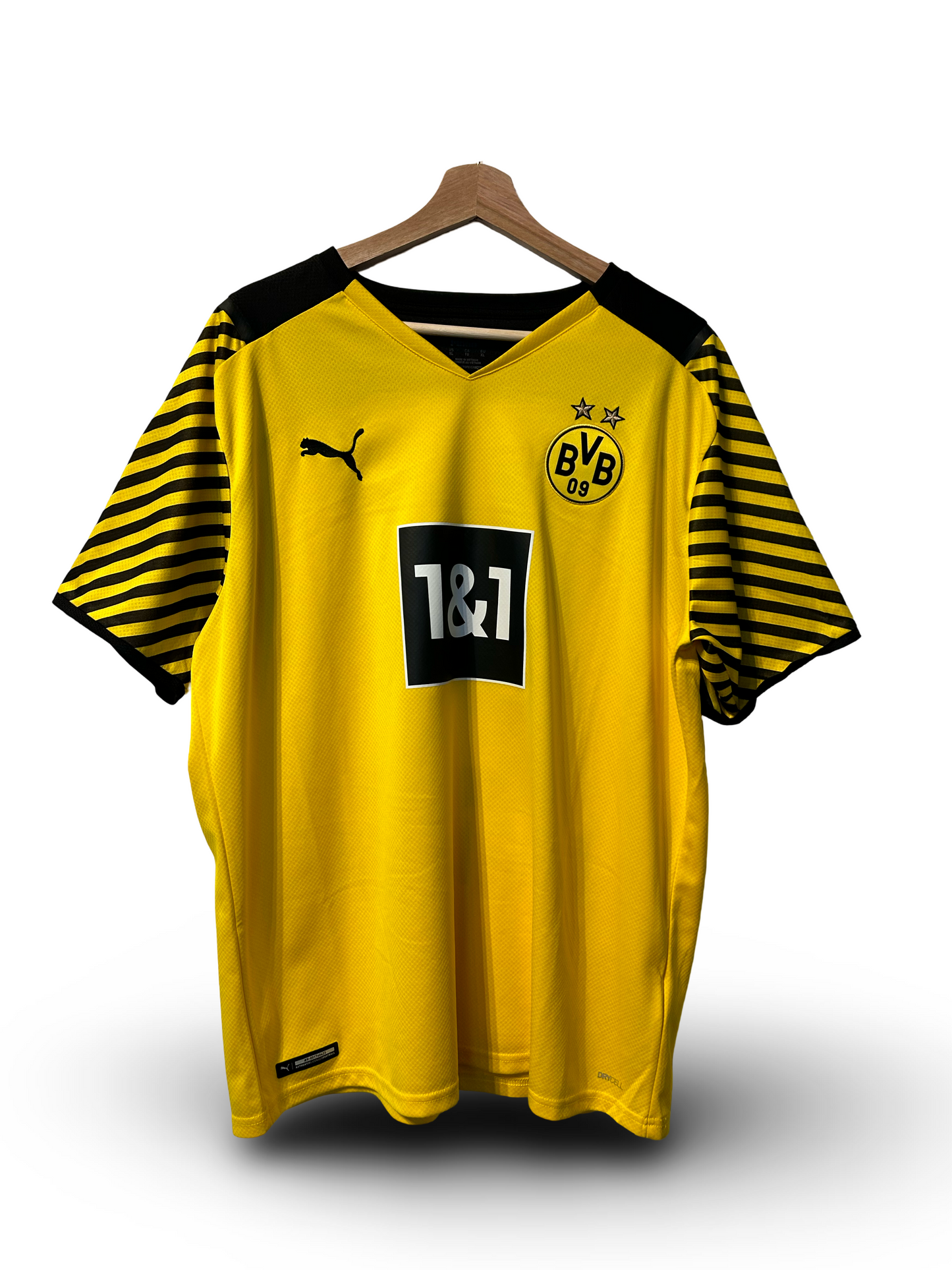 Borussia Dortmund 2021-22 Home Shirt, #22 Jude Bellingham - XL