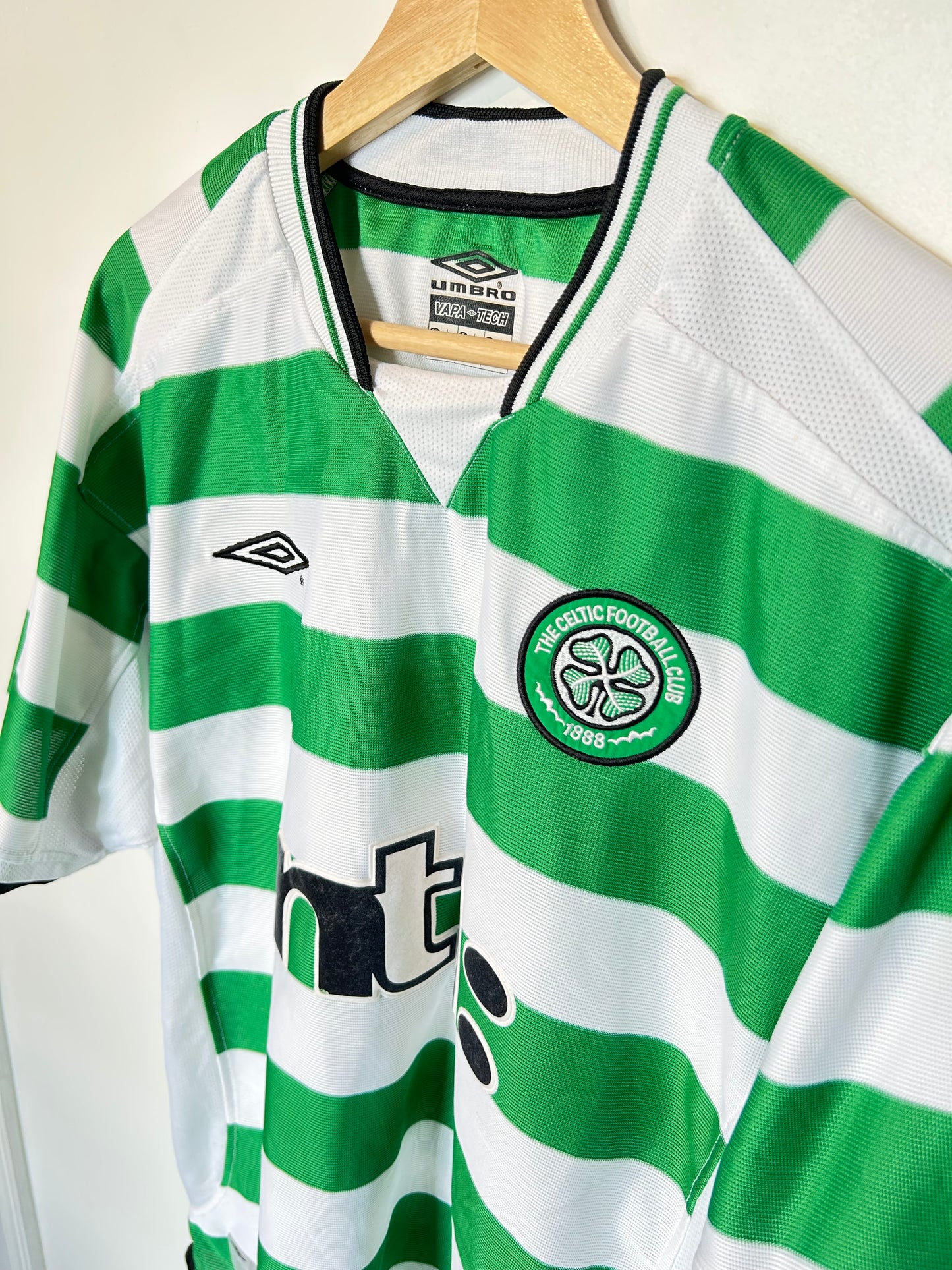 Celtic 2001-03 Home Shirt - Larsson #7 - L