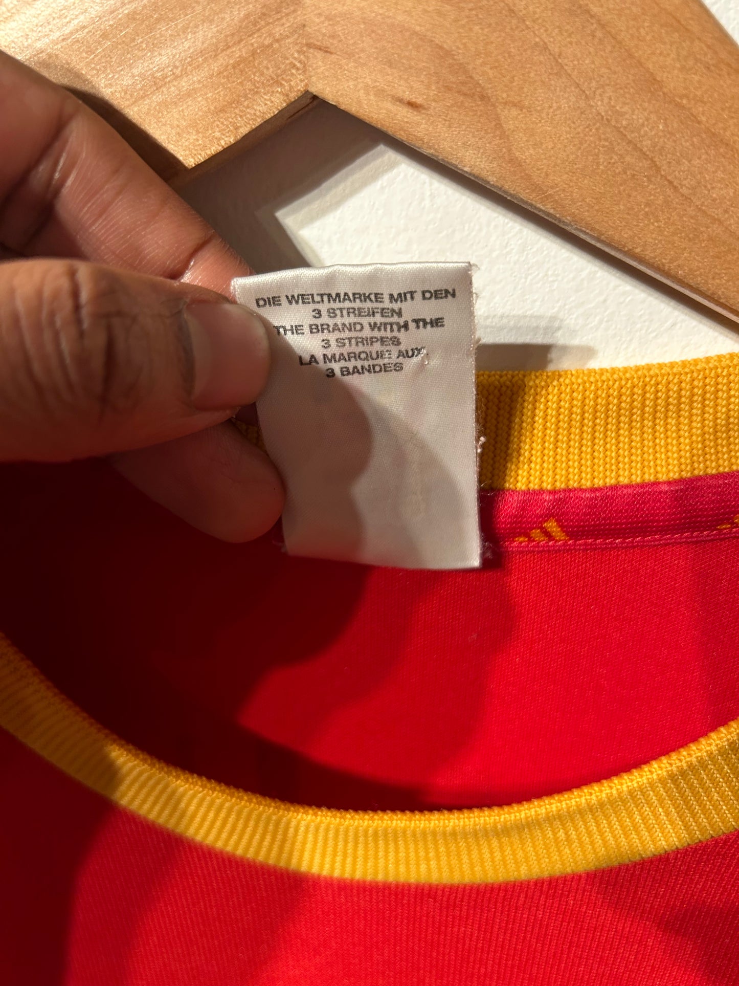 Spain 2002-04 Home Shirt, #7 Raul - L