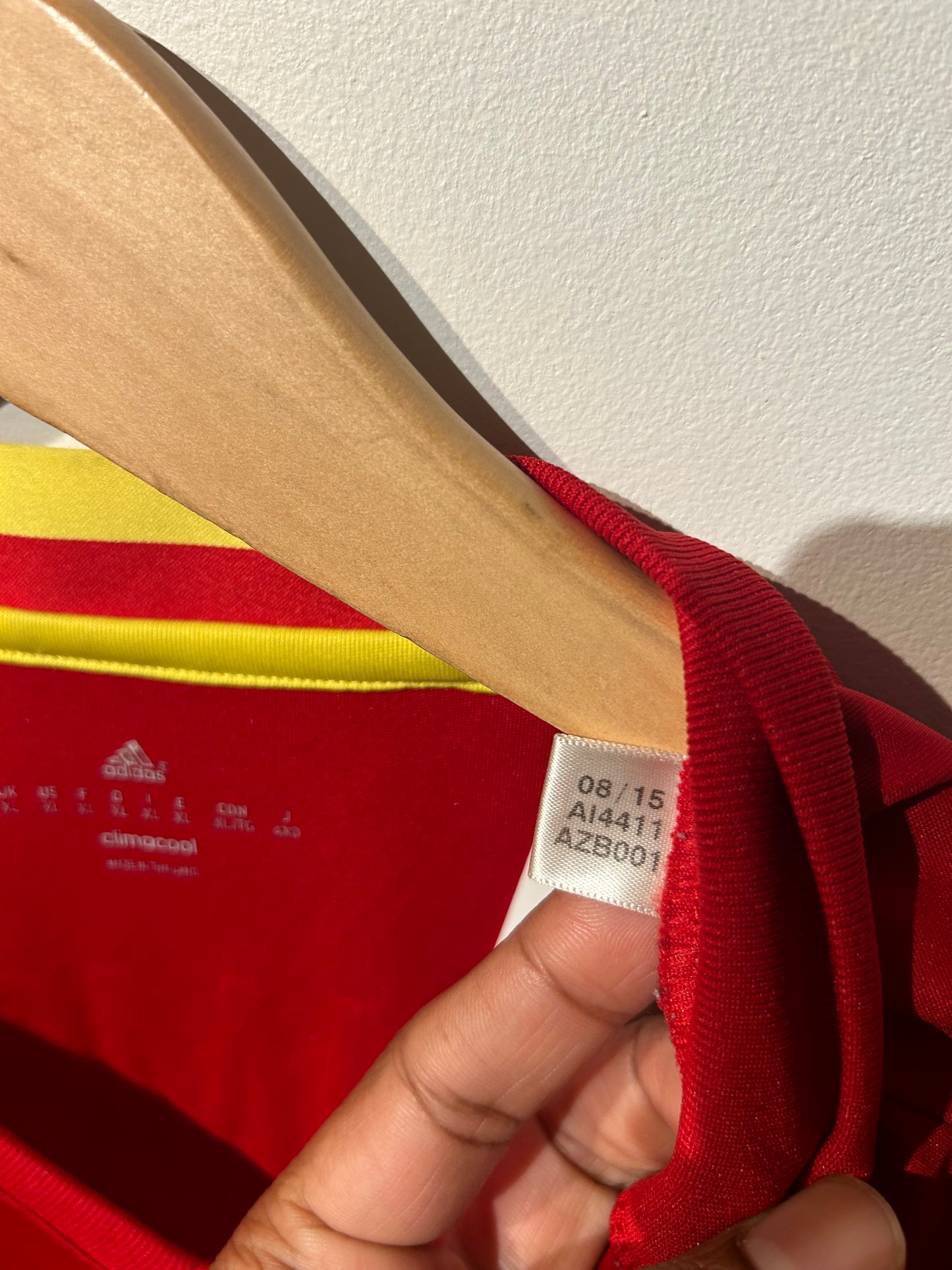 Spain 2016 Home Shirt - Ramos #15 - XL