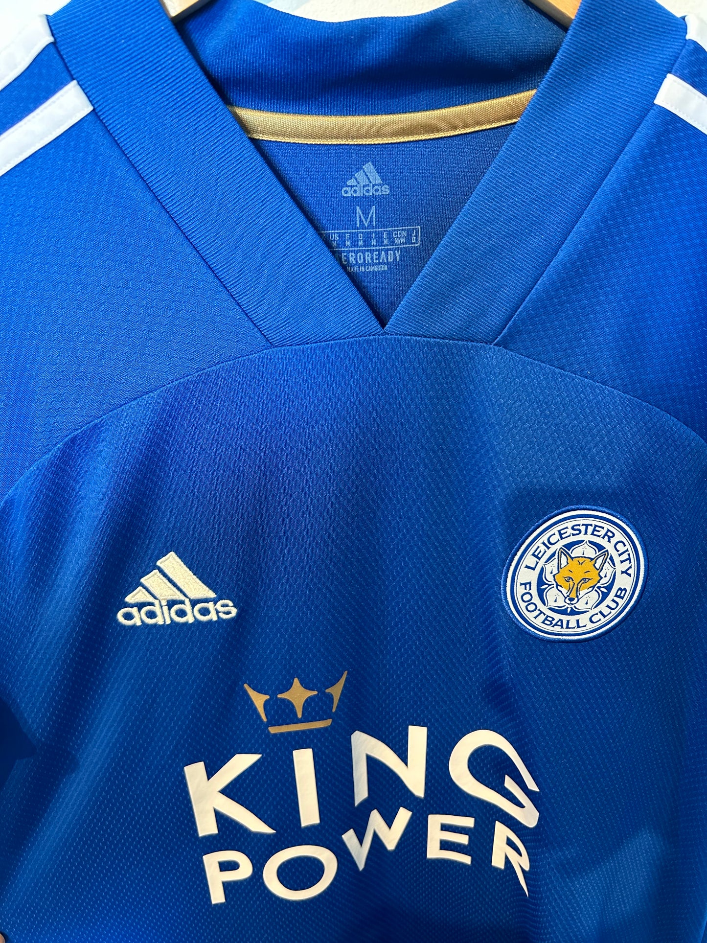 Leicester 2020-21 Home Shirt - Vardy #9 - M