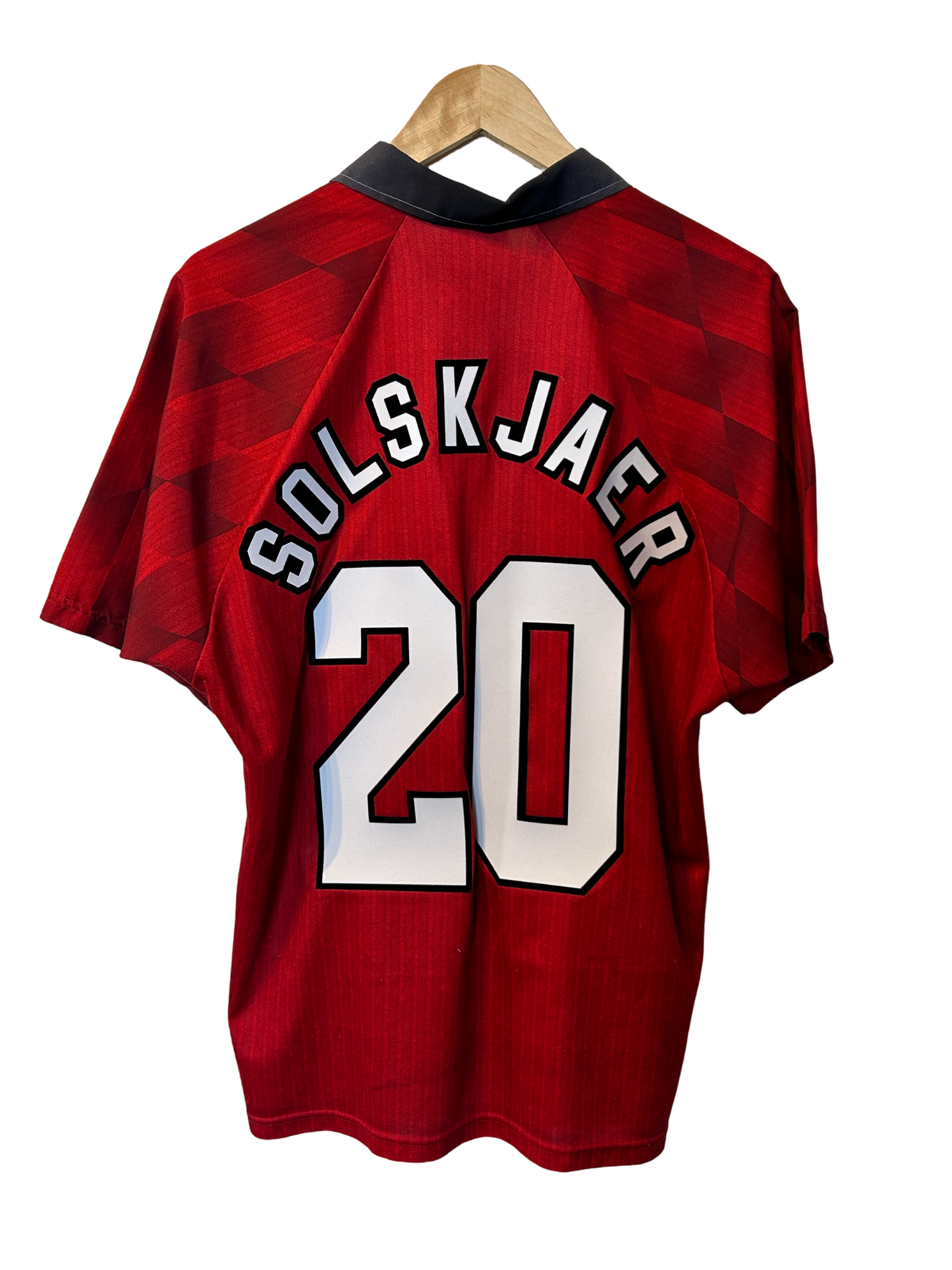 Manchester United 1996-97 Home Shirt, #20 Solskjaer - M
