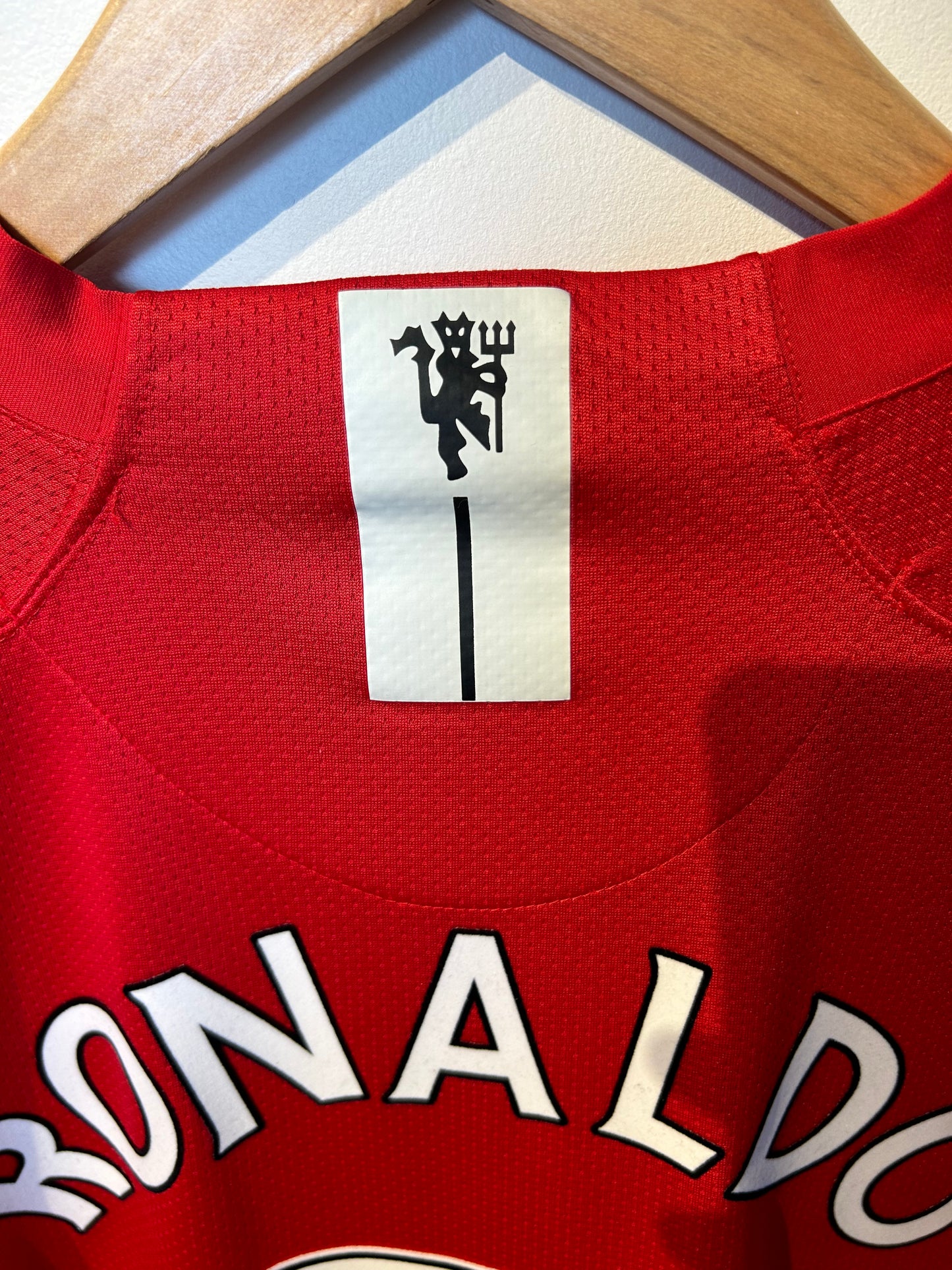 Manchester United 2007-09 Home Shirt L/S - Ronaldo #7 - L