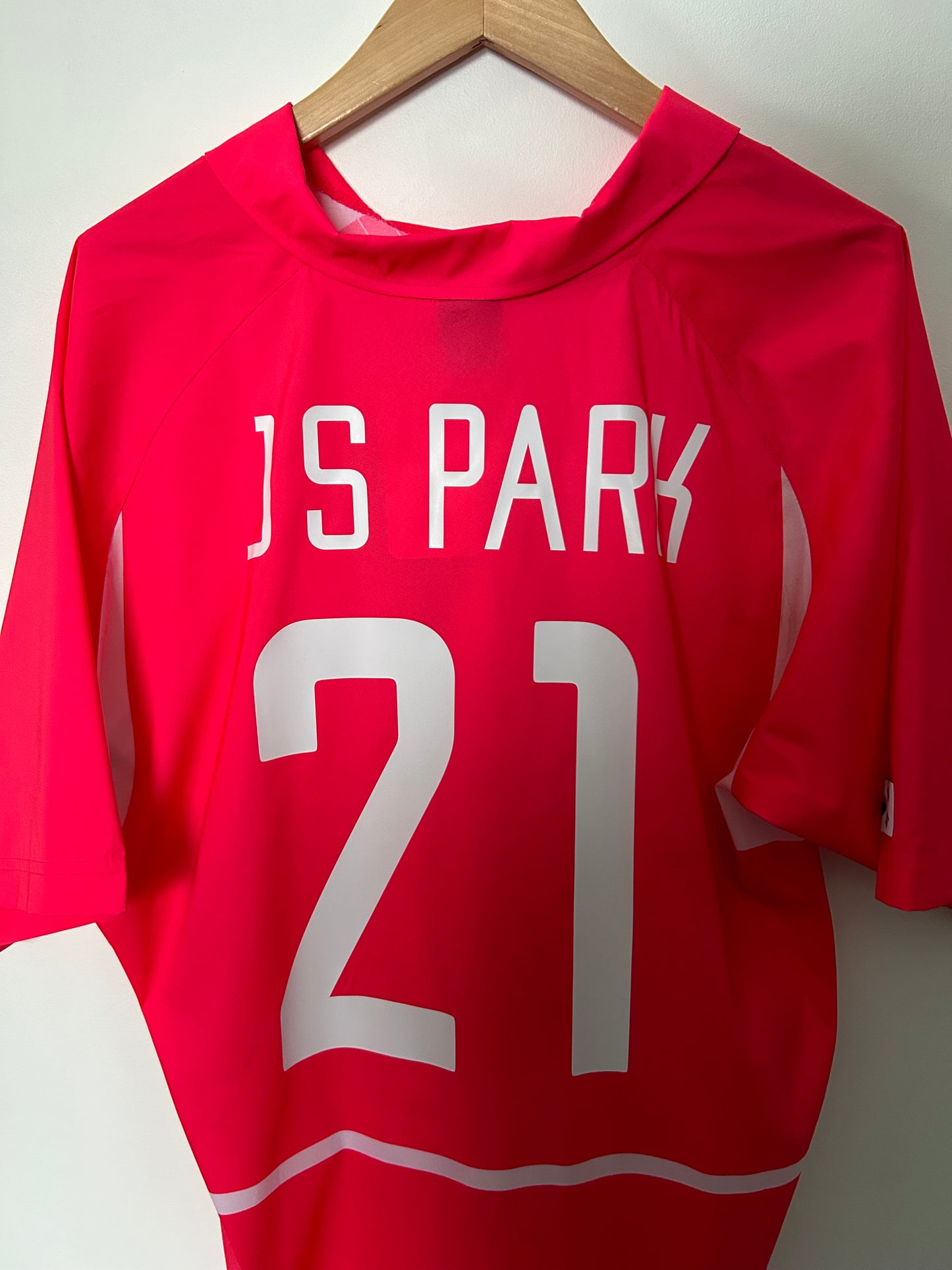 South Korea 2002-03 Home Shirt - J.S. Park #21 - XXL