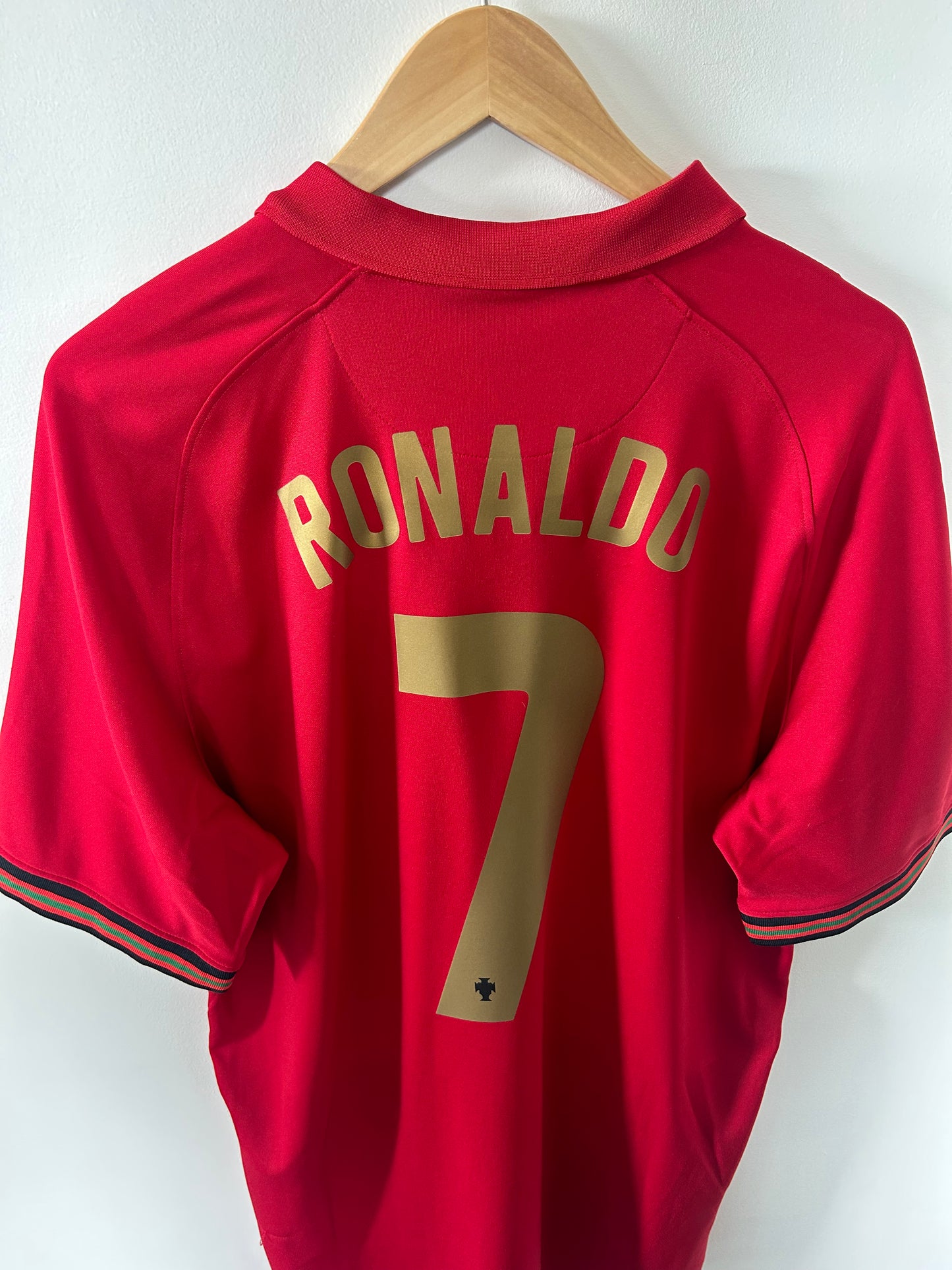 Portugal 2020-21 Home Shirt, #7 Cristiano Ronaldo - L