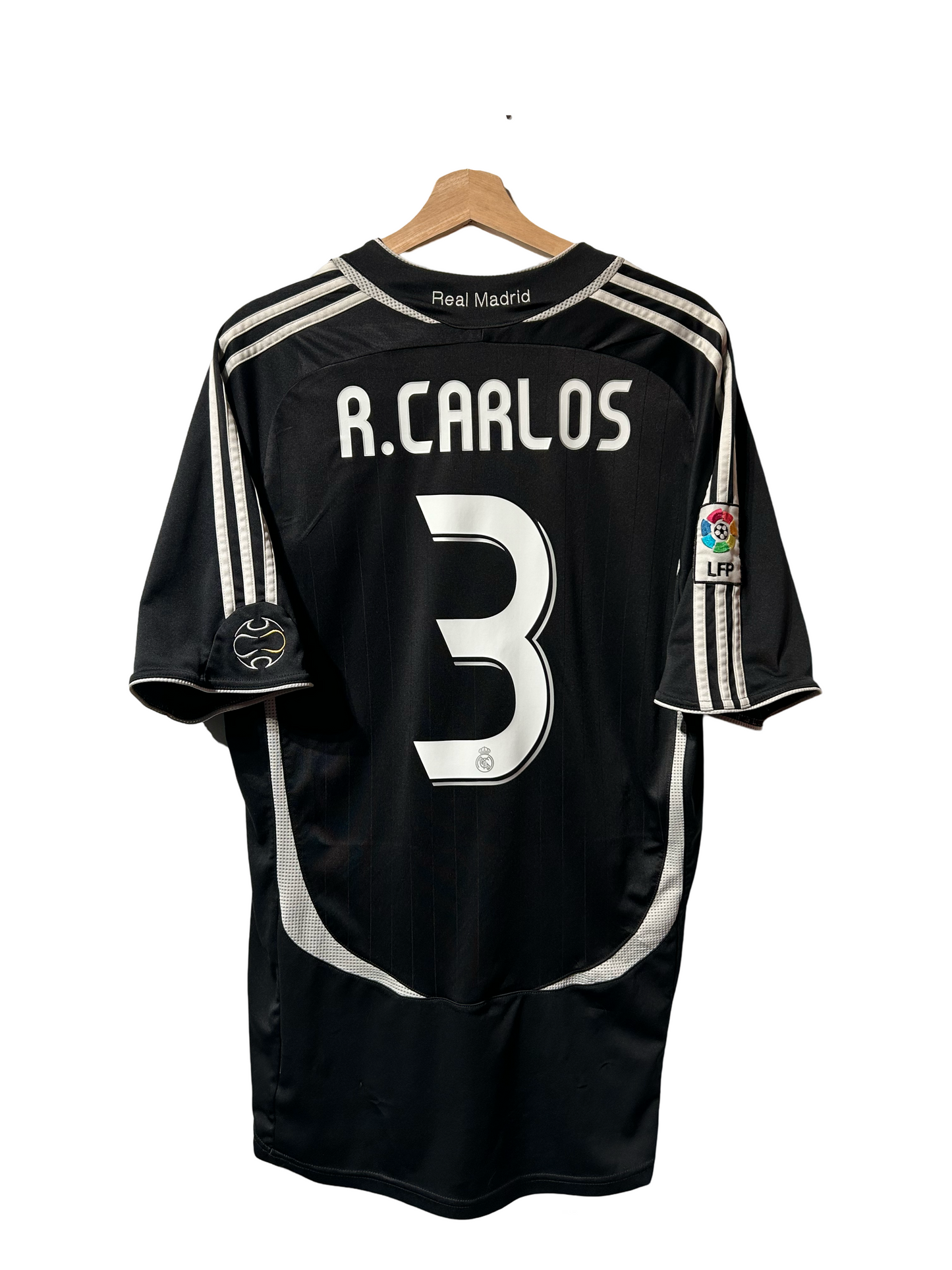 Real Madrid 2006-07 Away Shirt, #3 Roberto Carlos - L