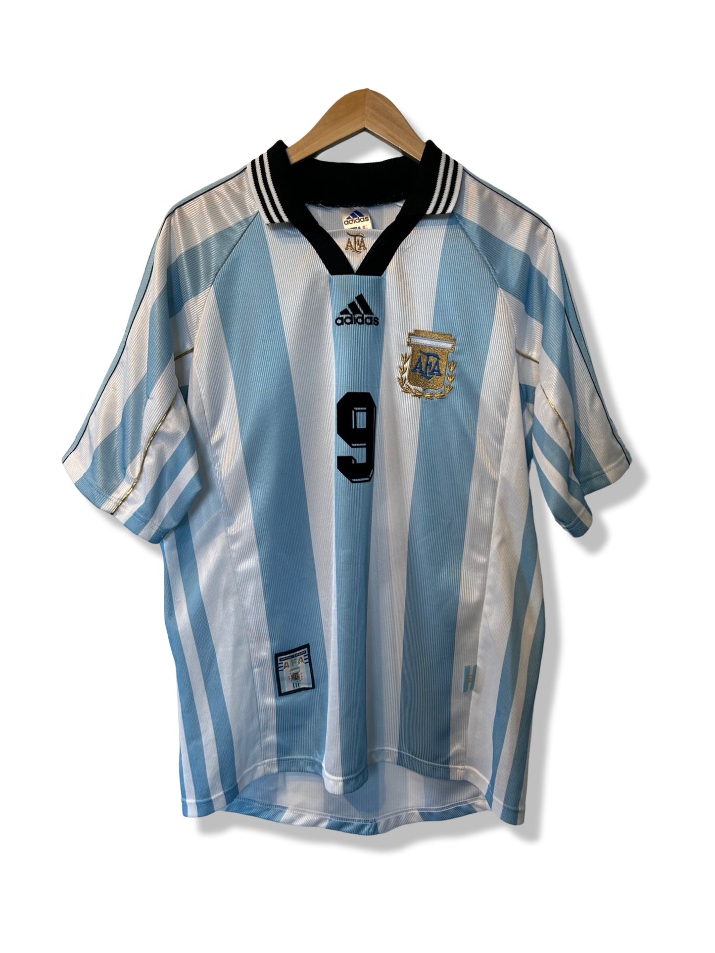 Argentina 1998-99 Home Shirt - Batistuta #9 - S