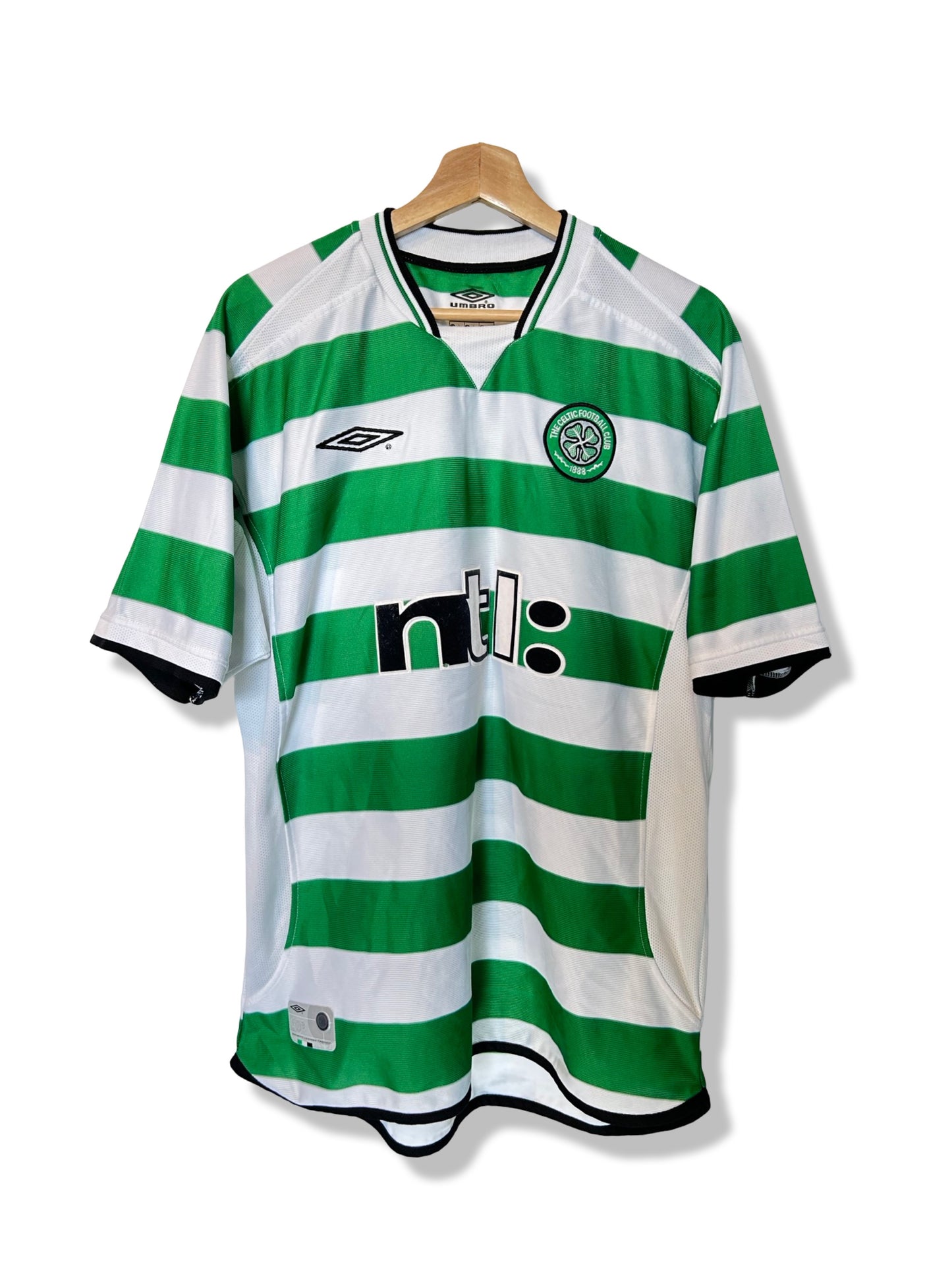 Celtic 2001-03 Home Shirt - Larsson #7 - L