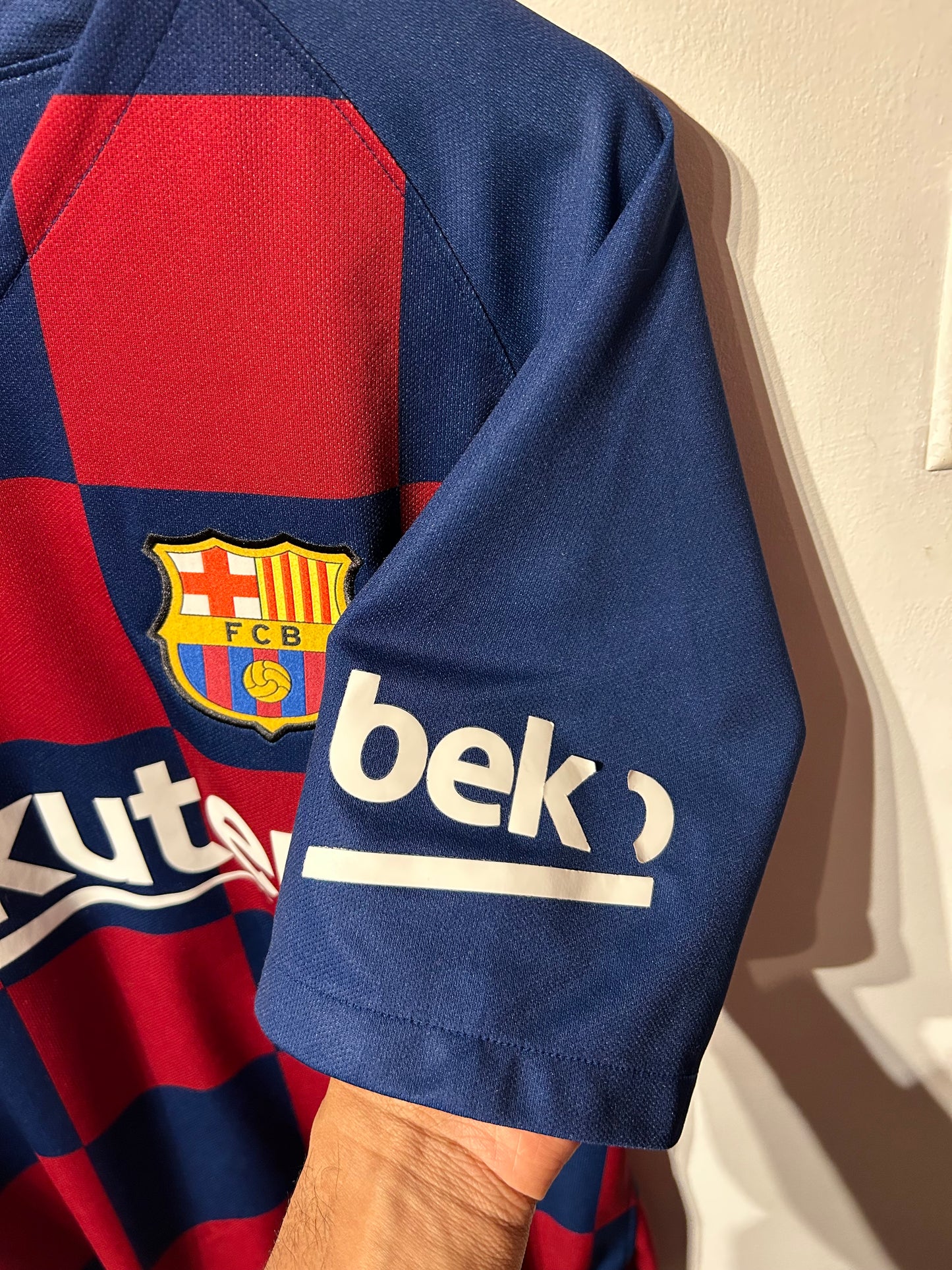 FC Barcelona 2019-20 Home Shirt, #9 Luis Suarez - L