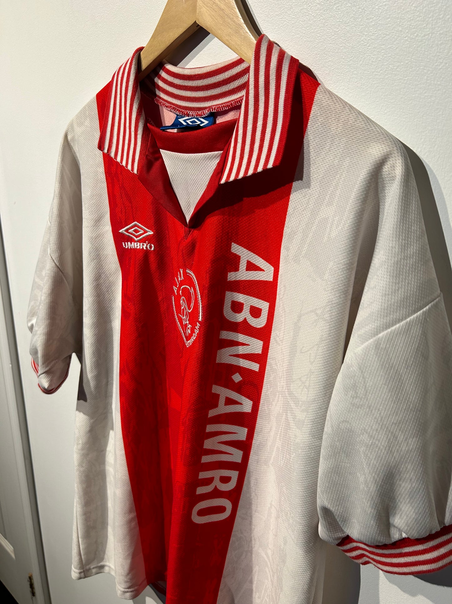 Ajax 1996-97 Home Shirt - Kluivert #9 - L