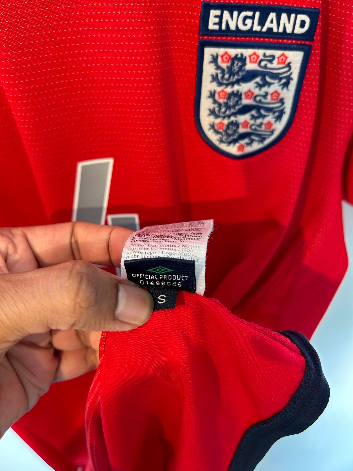 England 2004-06 Away Shirt - Gerrard #4 - S