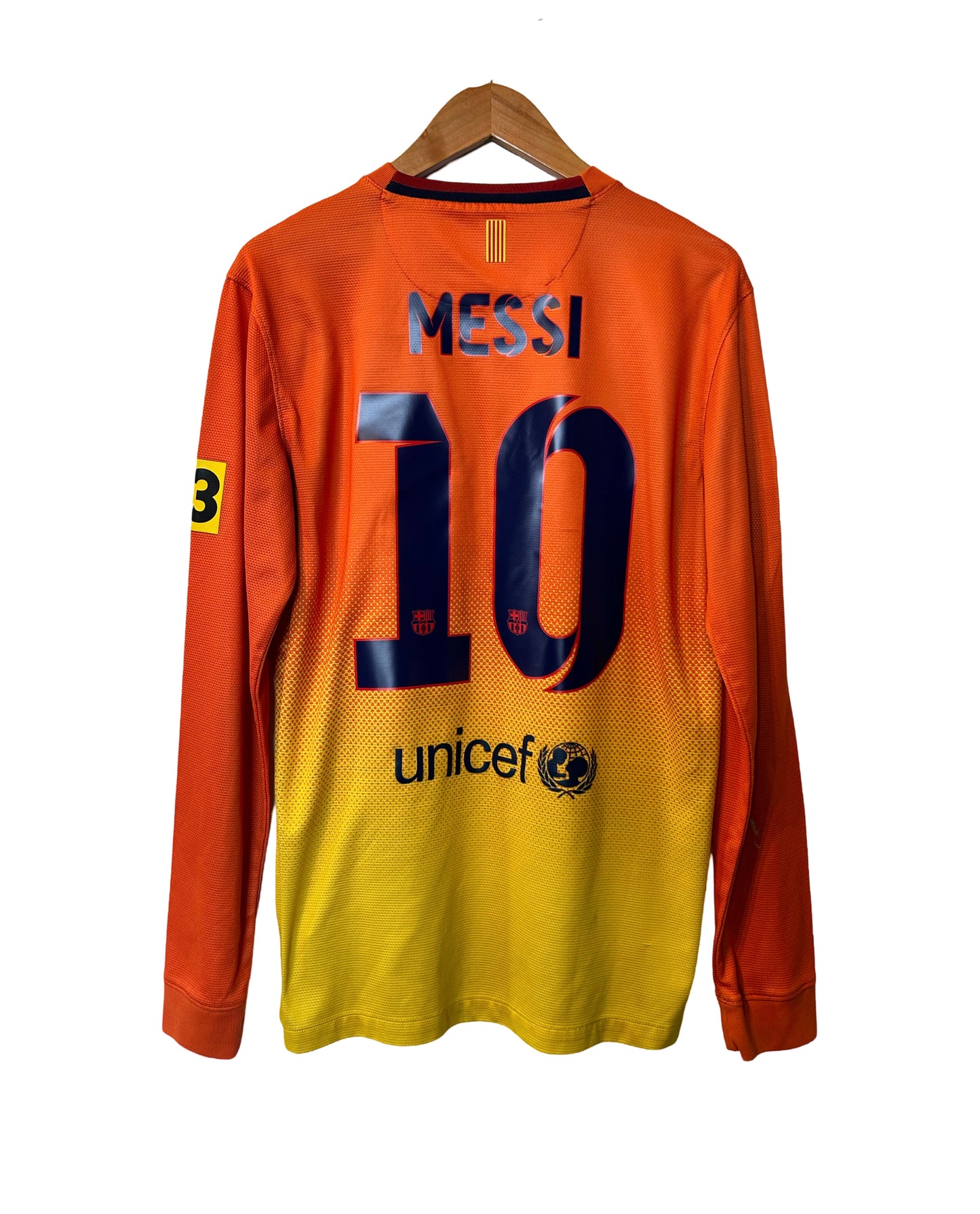 FC Barcelona 2012-13 Away Shirt (L/S), #10 Lionel Messi - S