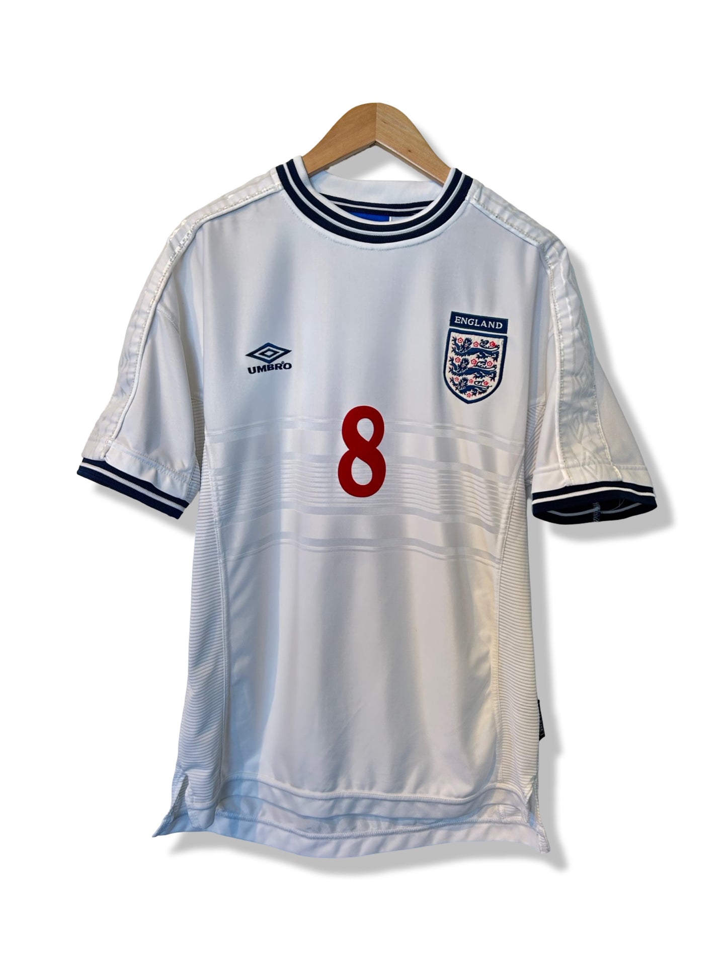 England 1999-01 Home Shirt - Scholes #8 - M