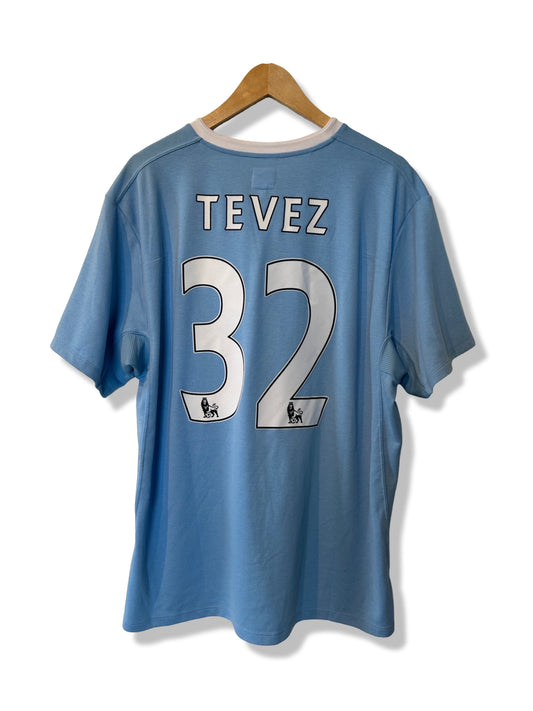 Manchester City 2009-10 Home Shirt - Tevez #10 - L