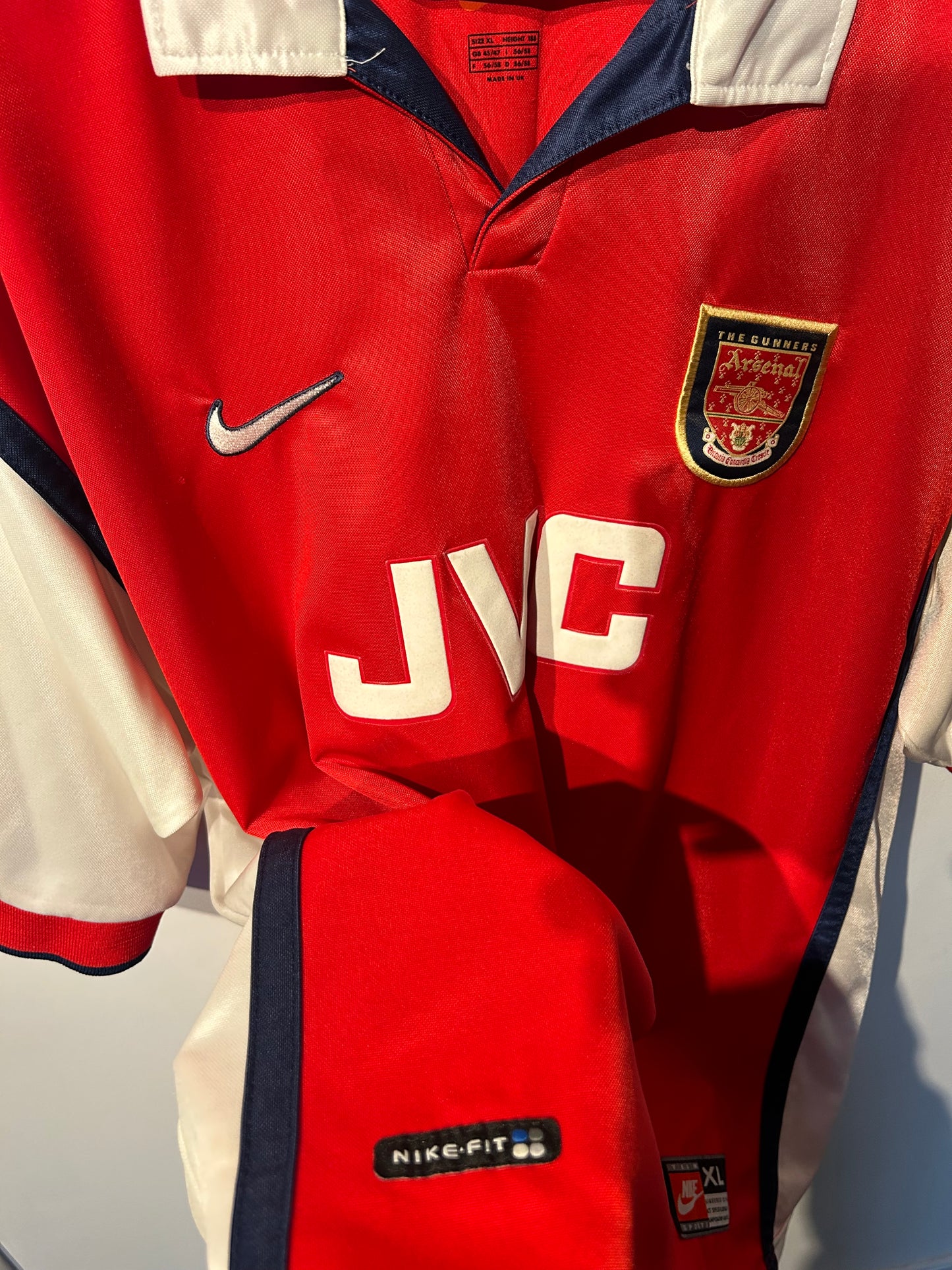Arsenal 1998-99 Home Shirt - Bergkamp #10 - XL