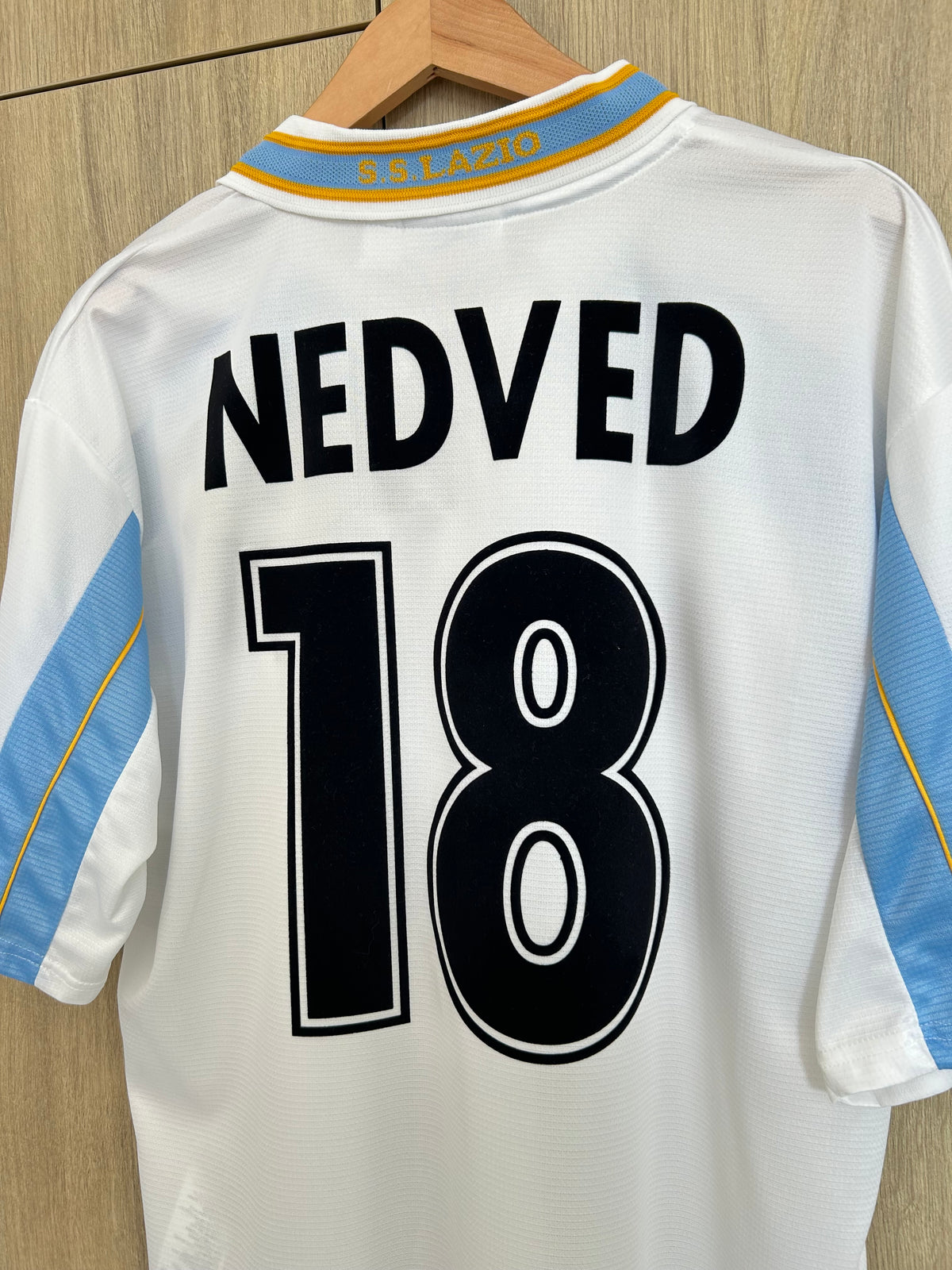 Lazio 1999-00 Centenary Home Shirt - Nedved #18 - L