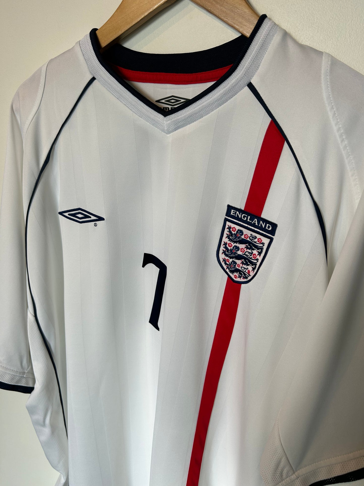 England 2001-03 Home Shirt - Beckham #7 - XXL