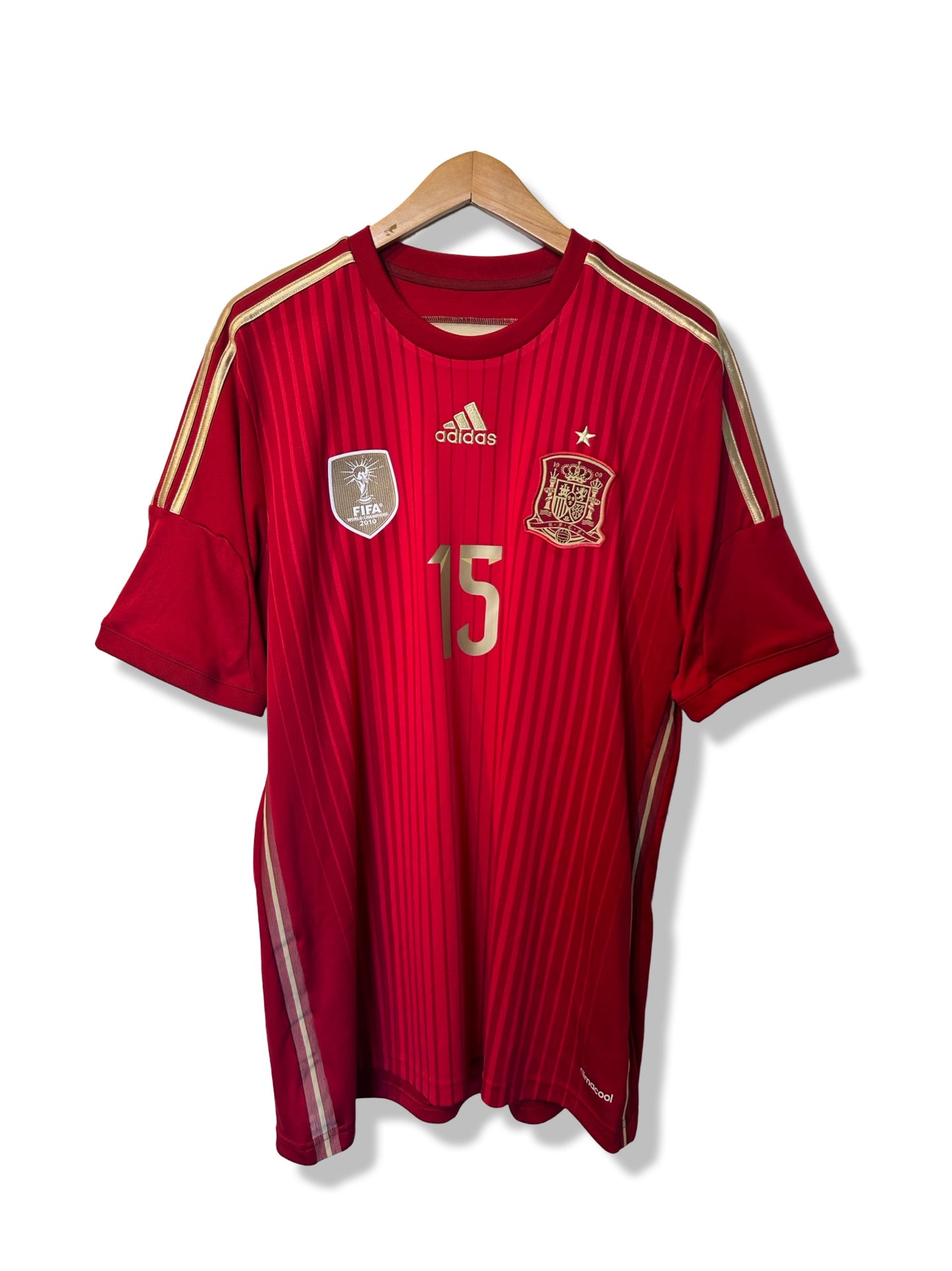 Spain 2013-15 Home Shirt - Ramos #15 - L