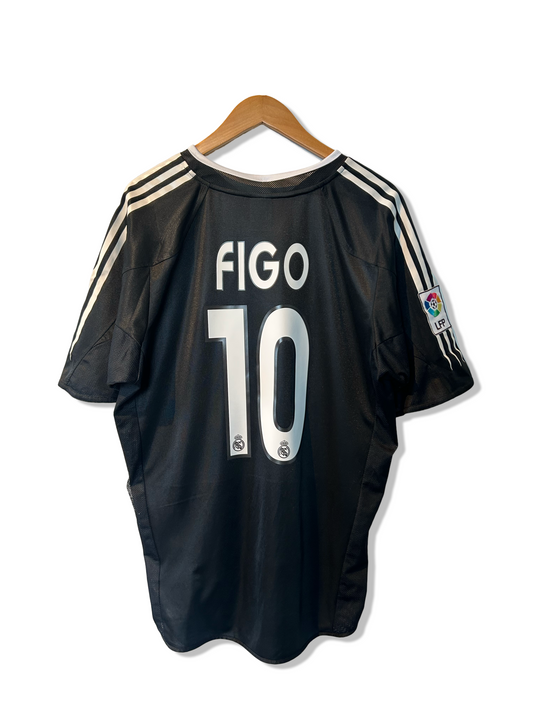 Real Madrid 2004-05 Away Shirt, #10 Figo - L