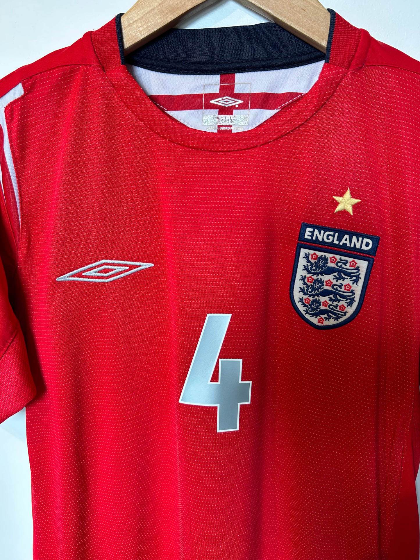 England 2004-06 Away Shirt - Gerrard #4 - S