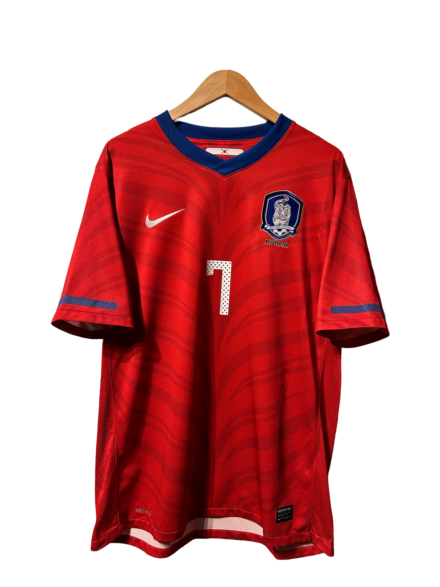 South Korea 2010-11 Home Shirt, #7 Ji Sung Park - L