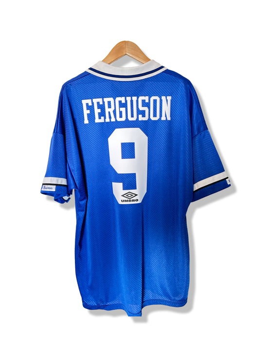 Everton 1993-95 Home Shirt - Ferguson #9 - XL