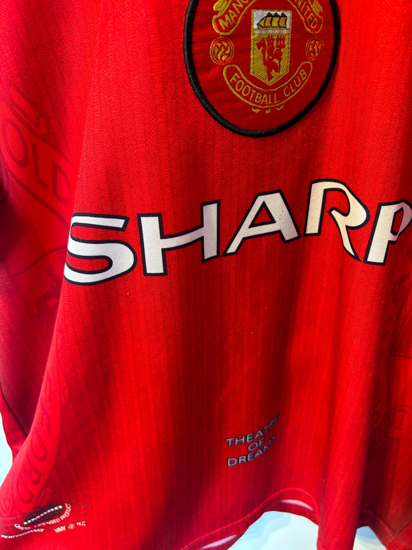 Manchester United 1996-97 Home Shirt, #20 Solskjaer - M