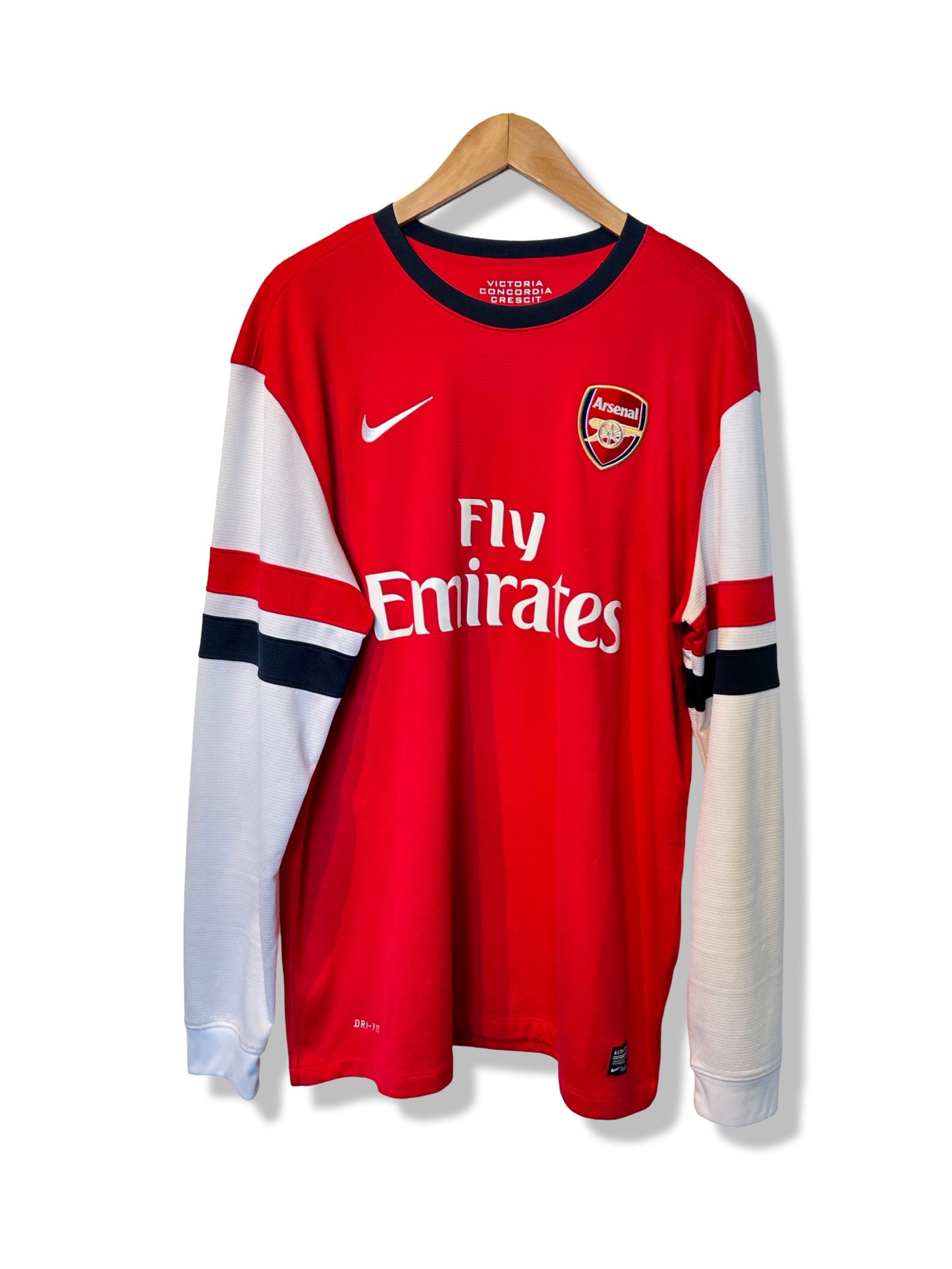 Arsenal 2012-14 Home Shirt L/S - Arteta #8 - L