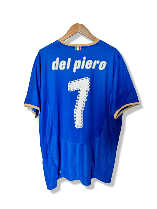 Italy 2008-09 Home Shirt - Del Piero #7 - XL