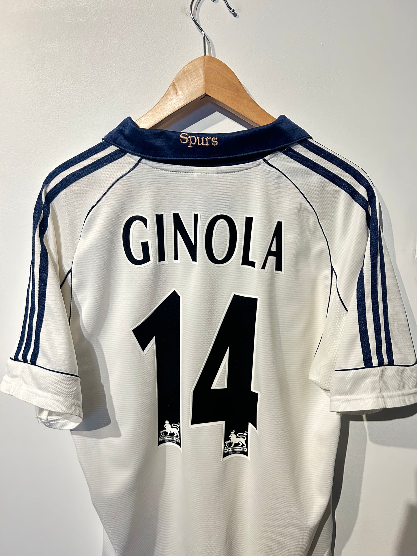 Tottenham 1999-01 Home Shirt - Ginola #14 - M