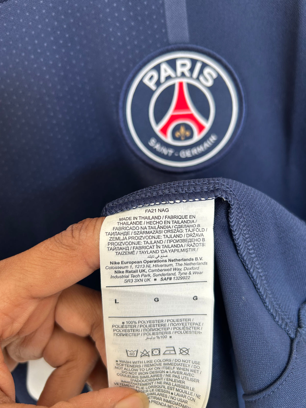 PSG 2021-22 Home Shirt - Messi #10 - L