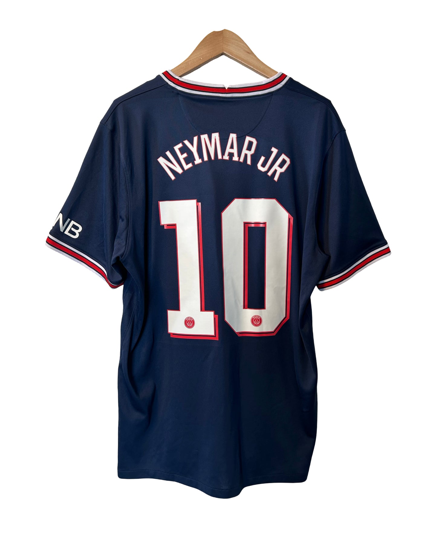 PSG 2021-22 Home Shirt, #10 Neymar JR. - XL
