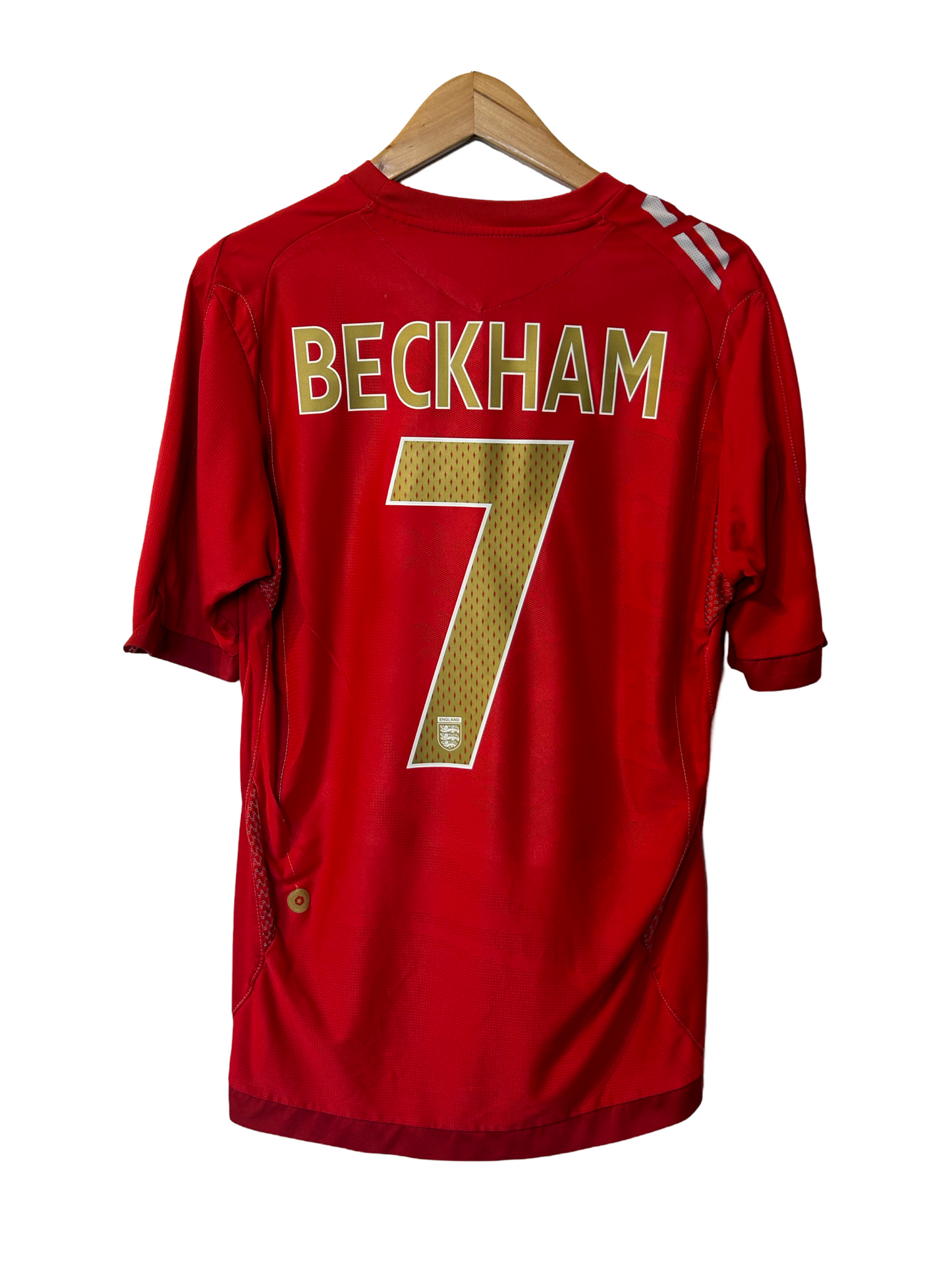 England 2006-08 Away Shirt, #7 David Beckham - M