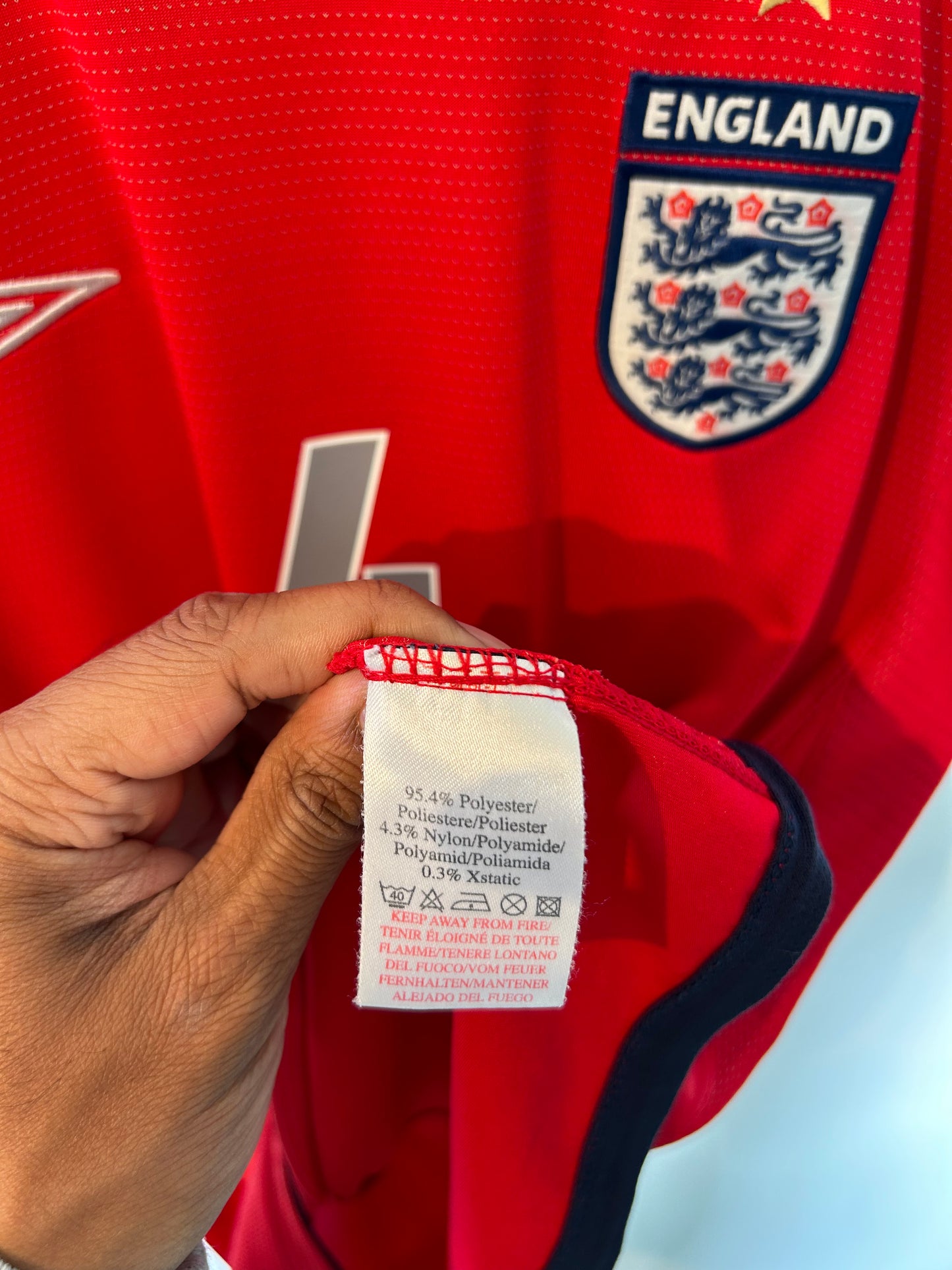 England 2004-06 Away Shirt - Gerrard #4 - S