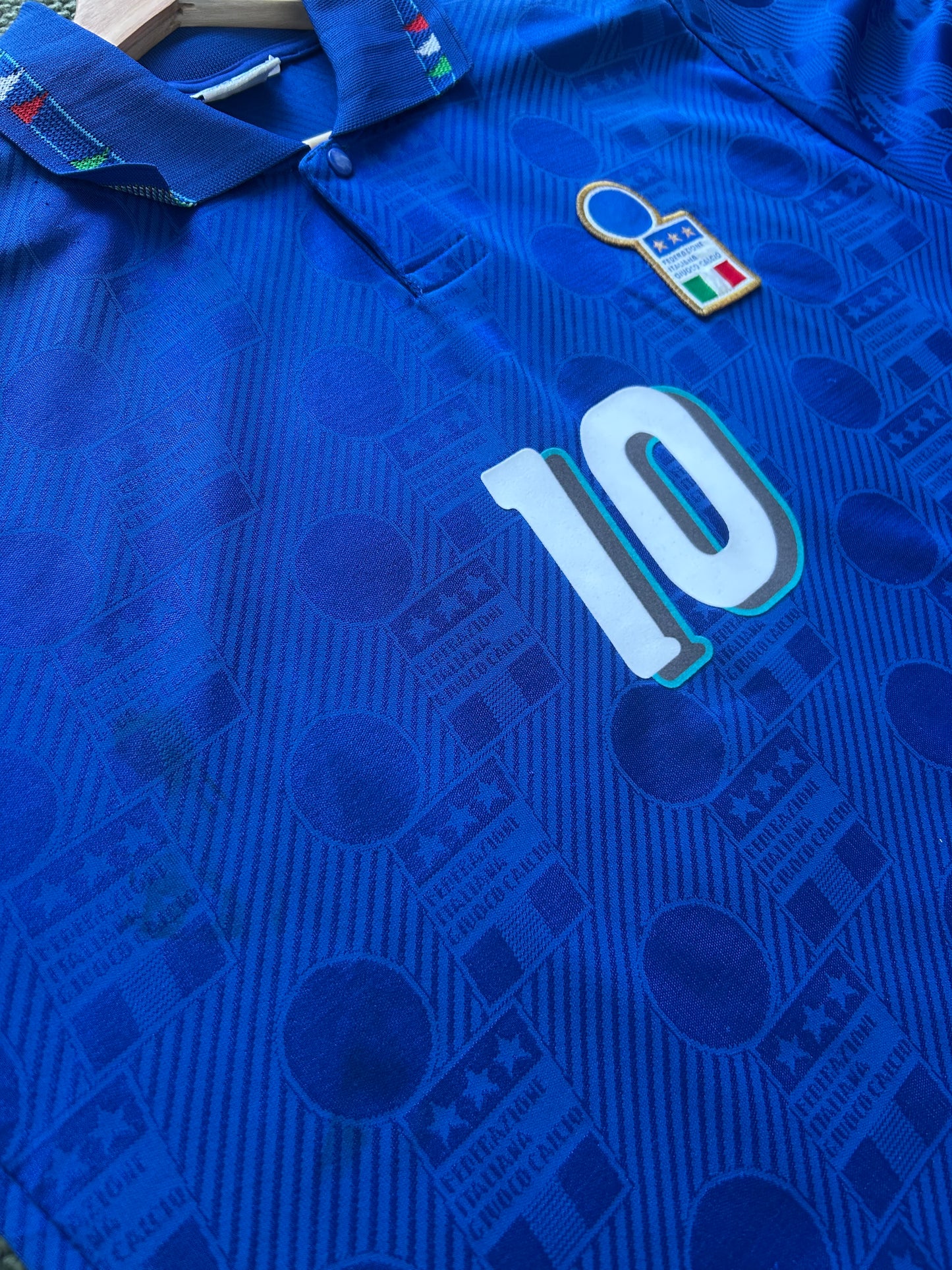 Italy 1994 Home Shirt - R. Baggio #10 - L