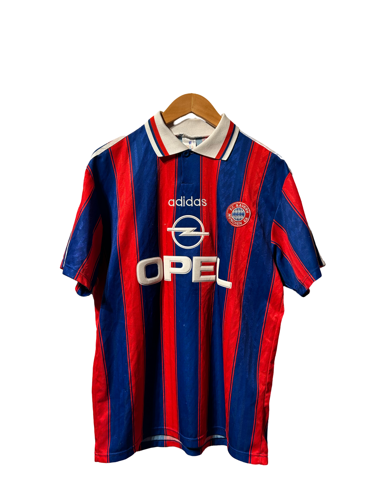 Bayern Munich 1995-97 Home Shirt, #18 Jürgen Klinsmann - M