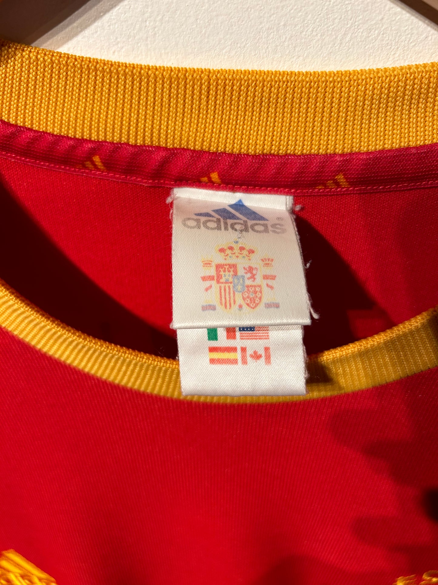 Spain 2002-04 Home Shirt, #7 Raul - L