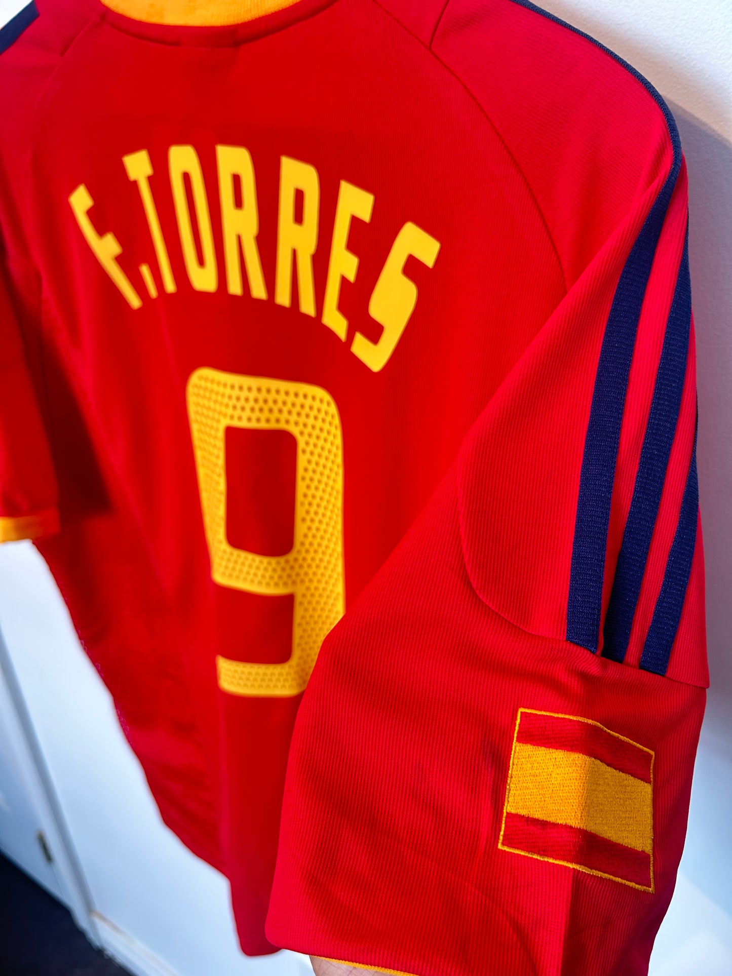 Spain 2002-04 Home Shirt - F. Torres #9 - L
