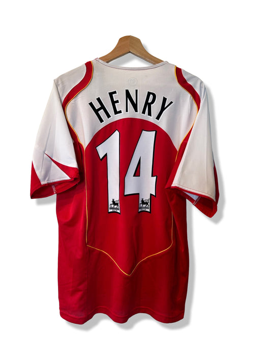 Arsenal 2004-05 Home Shirt - Henry #14 - L