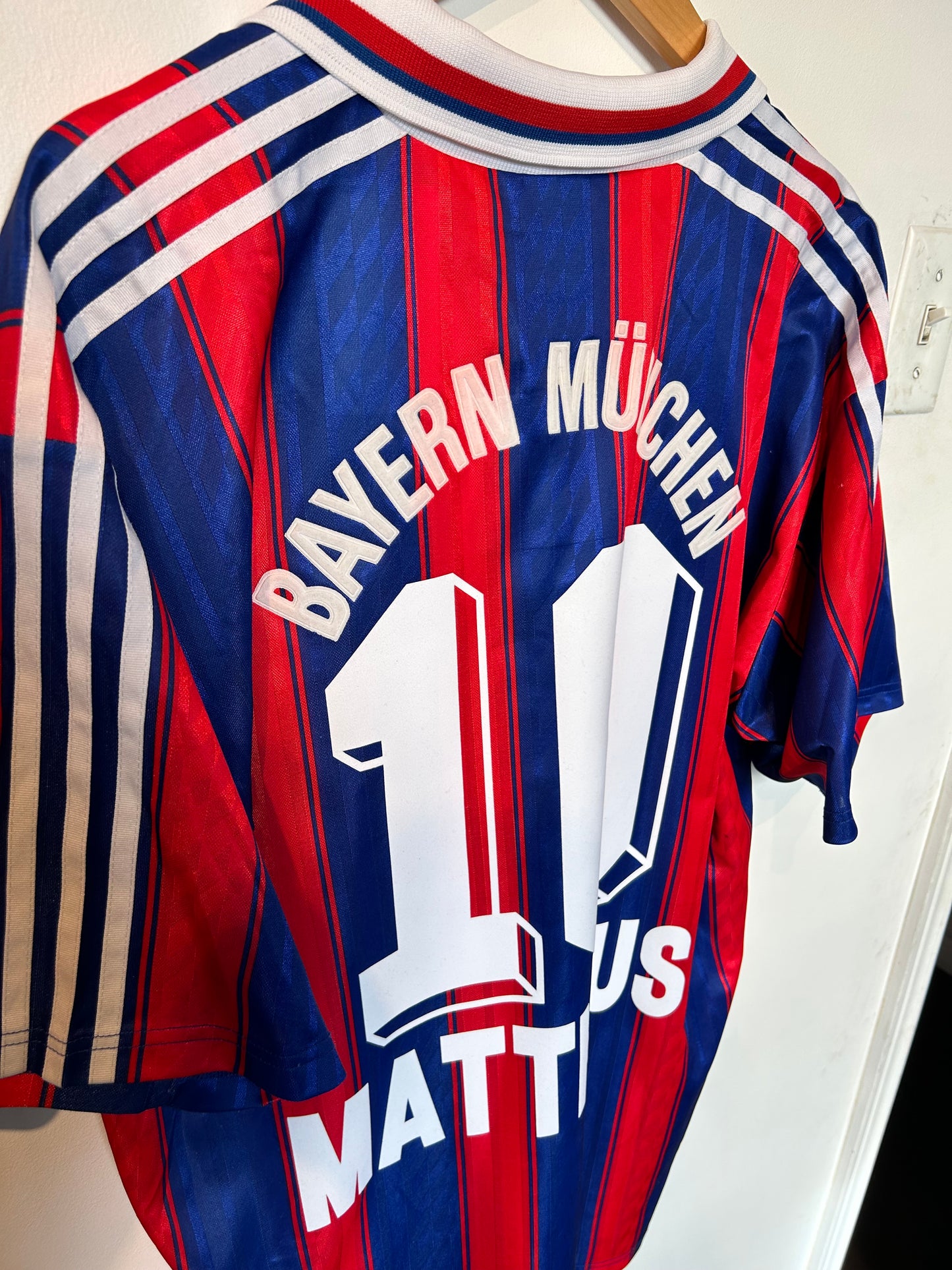 Bayern Munich 1995-97 Home Shirt - Matthaus #10 - XL