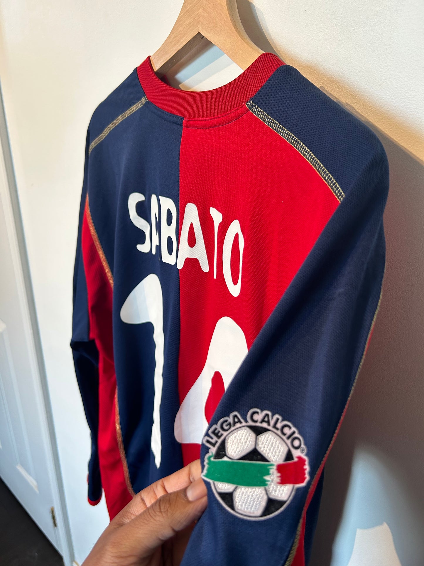 Cagliari 2003-04 Home Shirt L/S - Sabato #14 - XL