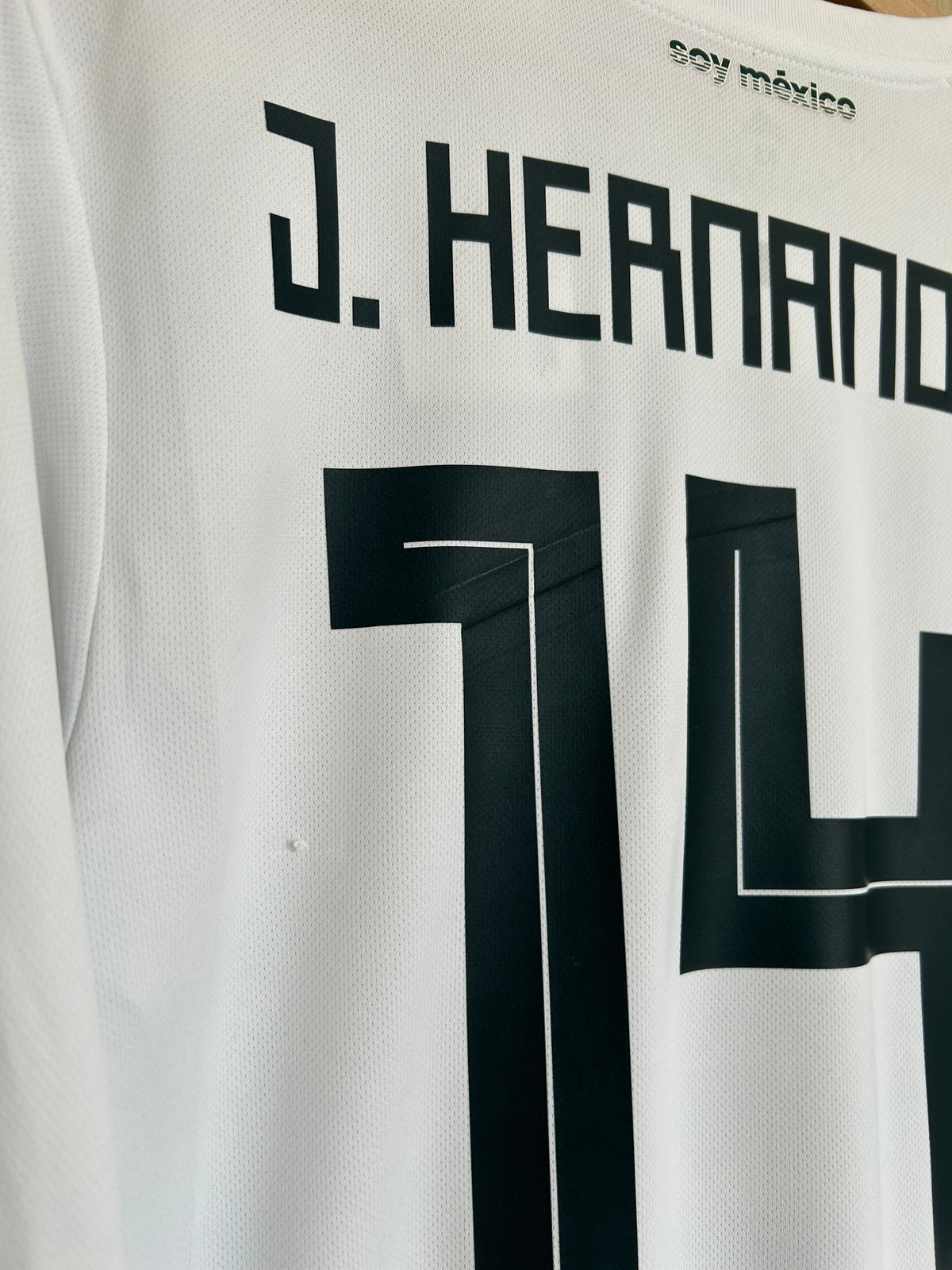 Mexico 2018-19 Away Shirt L/S - J. Hernandez #14 - M