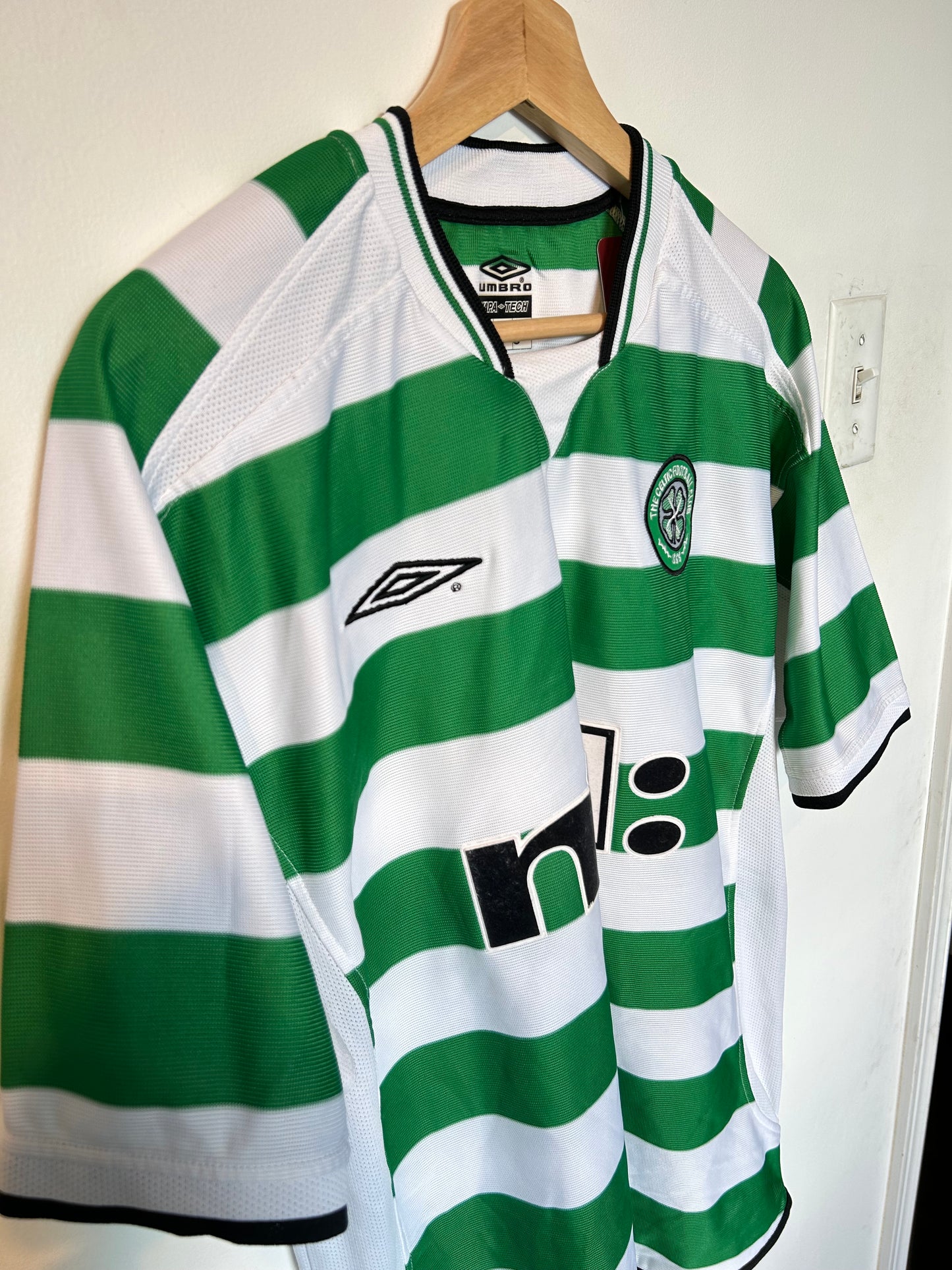 Celtic 2001-03 Home Shirt - Larsson #7 - L