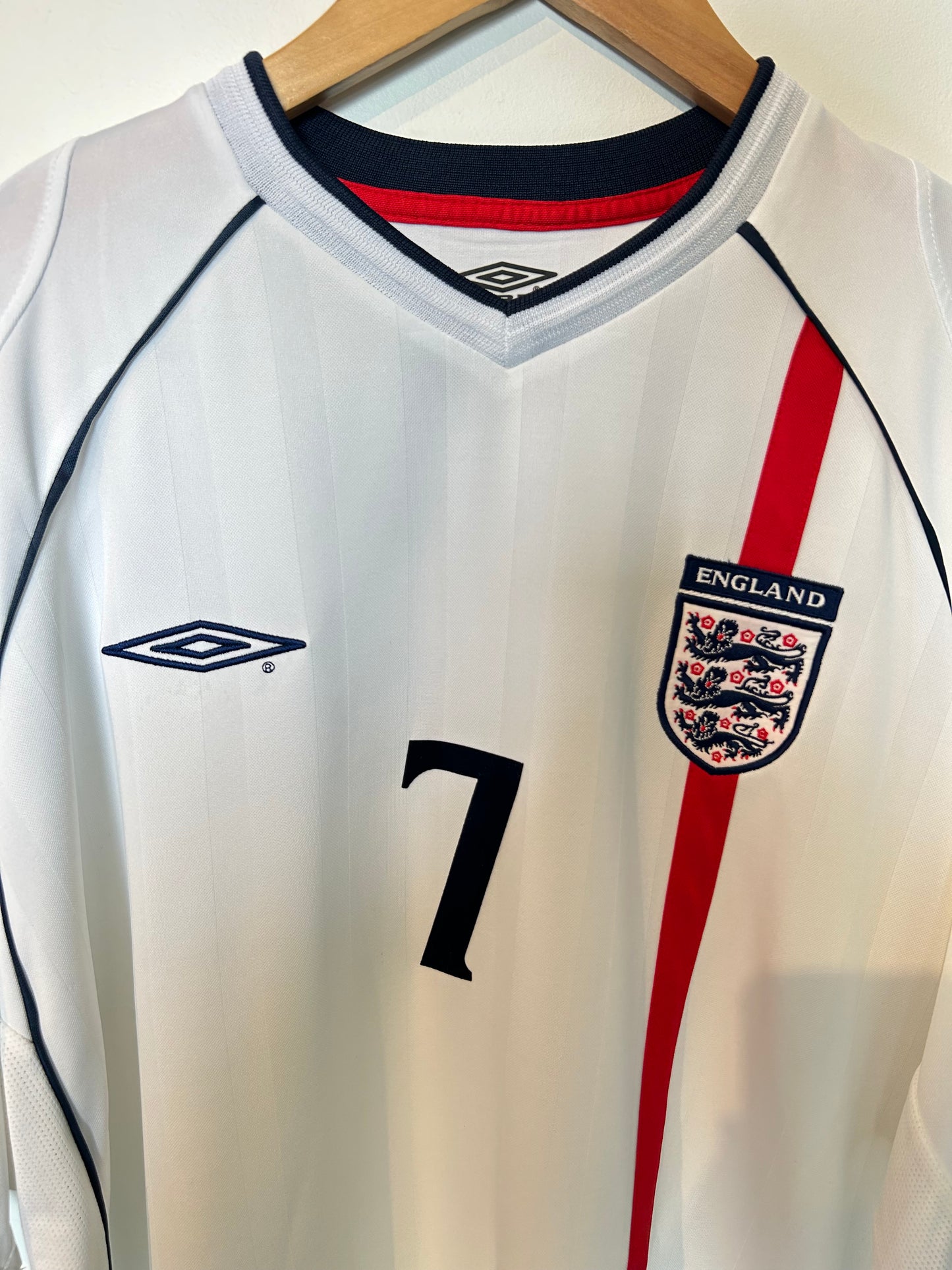 England 2001-03 Home Shirt - Beckham #7 - XXL