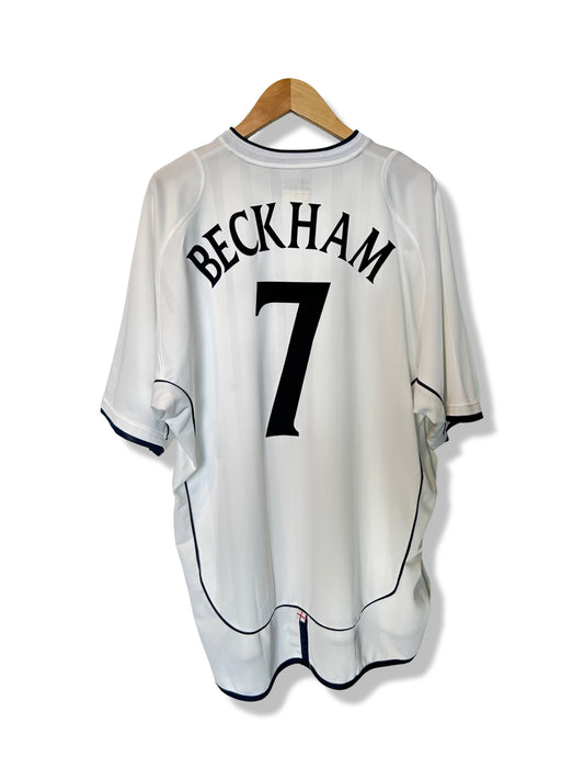England 2001-03 Home Shirt - Beckham #7 - XXL